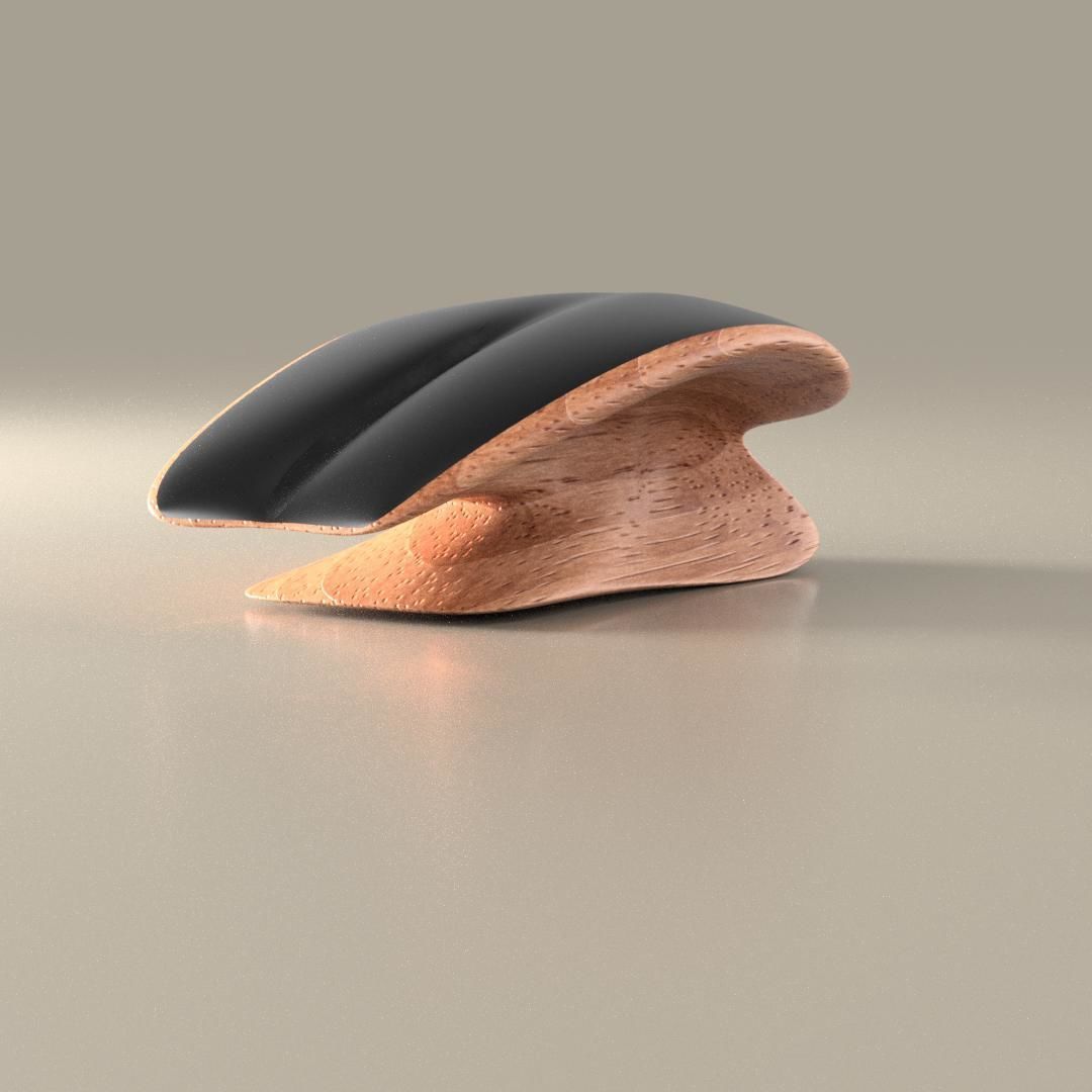 Mouse snail concept 3D model_3