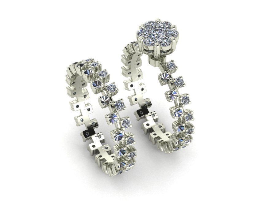 wedding rings 3D print model_3