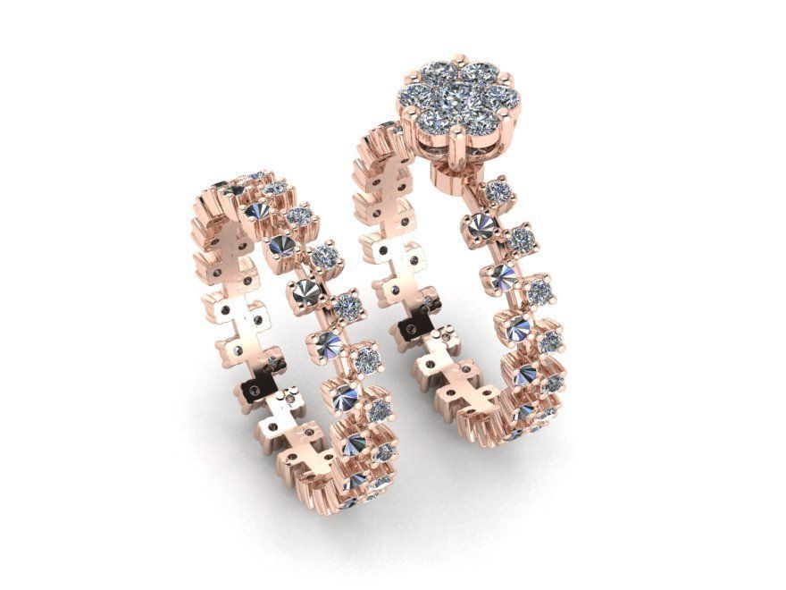 wedding rings 3D print model_2