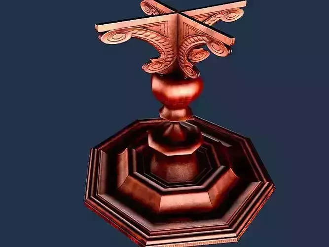 CLASSIC TABLE LEG 3D model