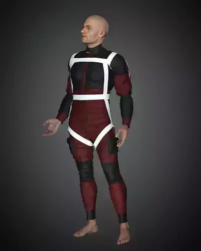 CC3 Cloth with marvelous designer file