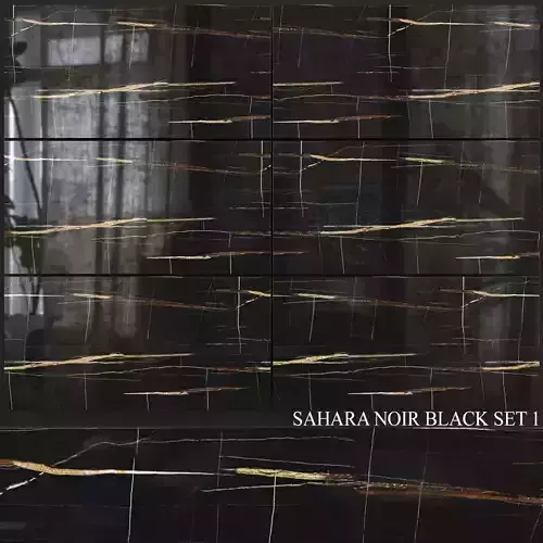 Decovita Sahara Noir Black 600x1200 Set 1 3D model