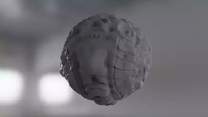 Alien ball egg skull scifi 