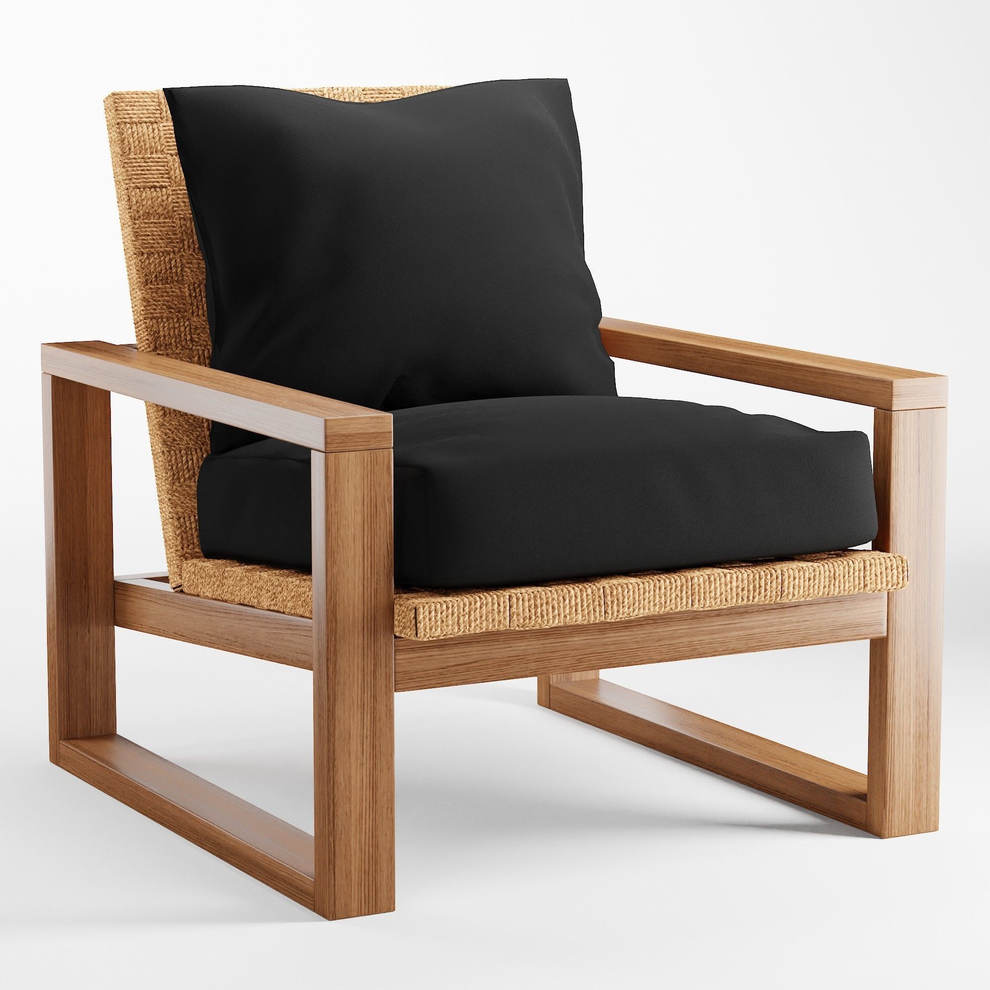 Ventura Woven Accent Chair 3D model CGTrader