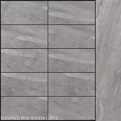 Decovita Sandstorm Warm Grey 600x1200 3D model