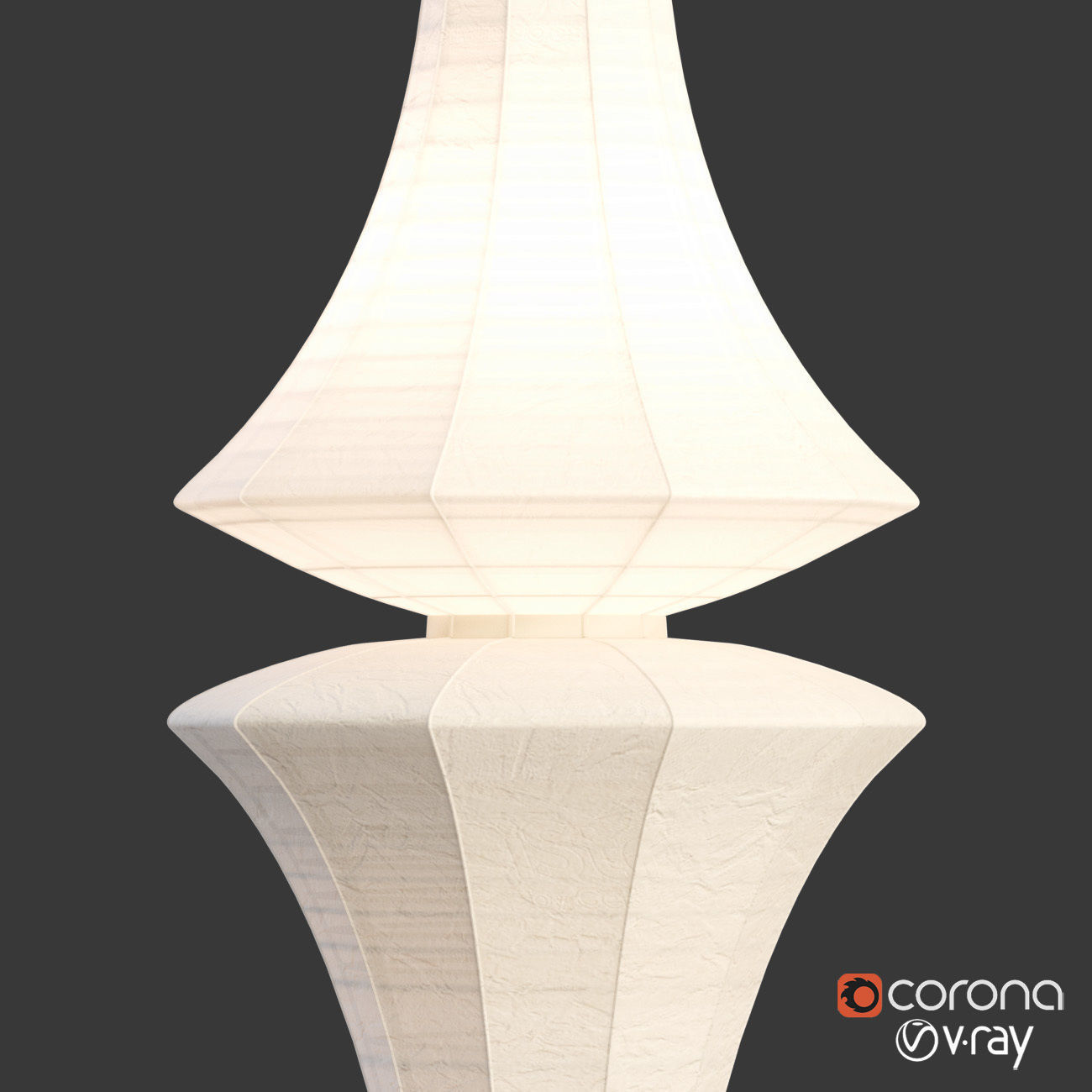 Vitra Akari E 3D model_1