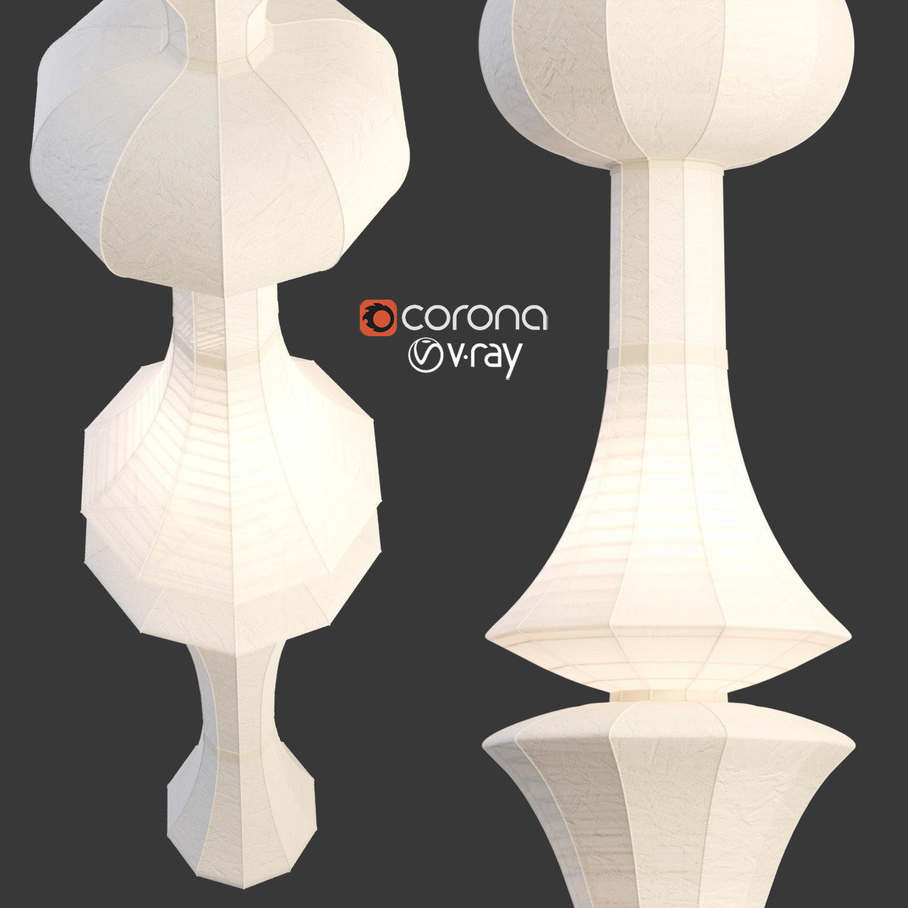 Vitra Akari E 3D model_3