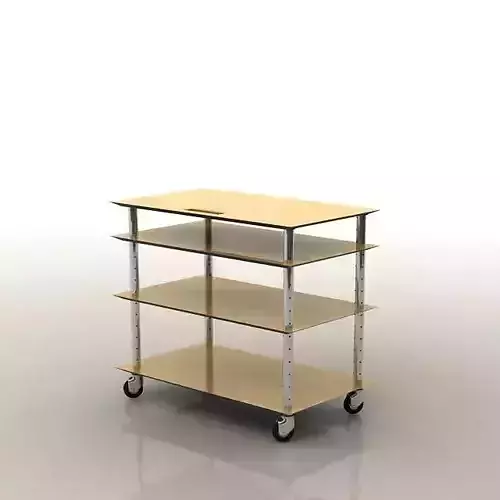 Rolling Home Office Shelf