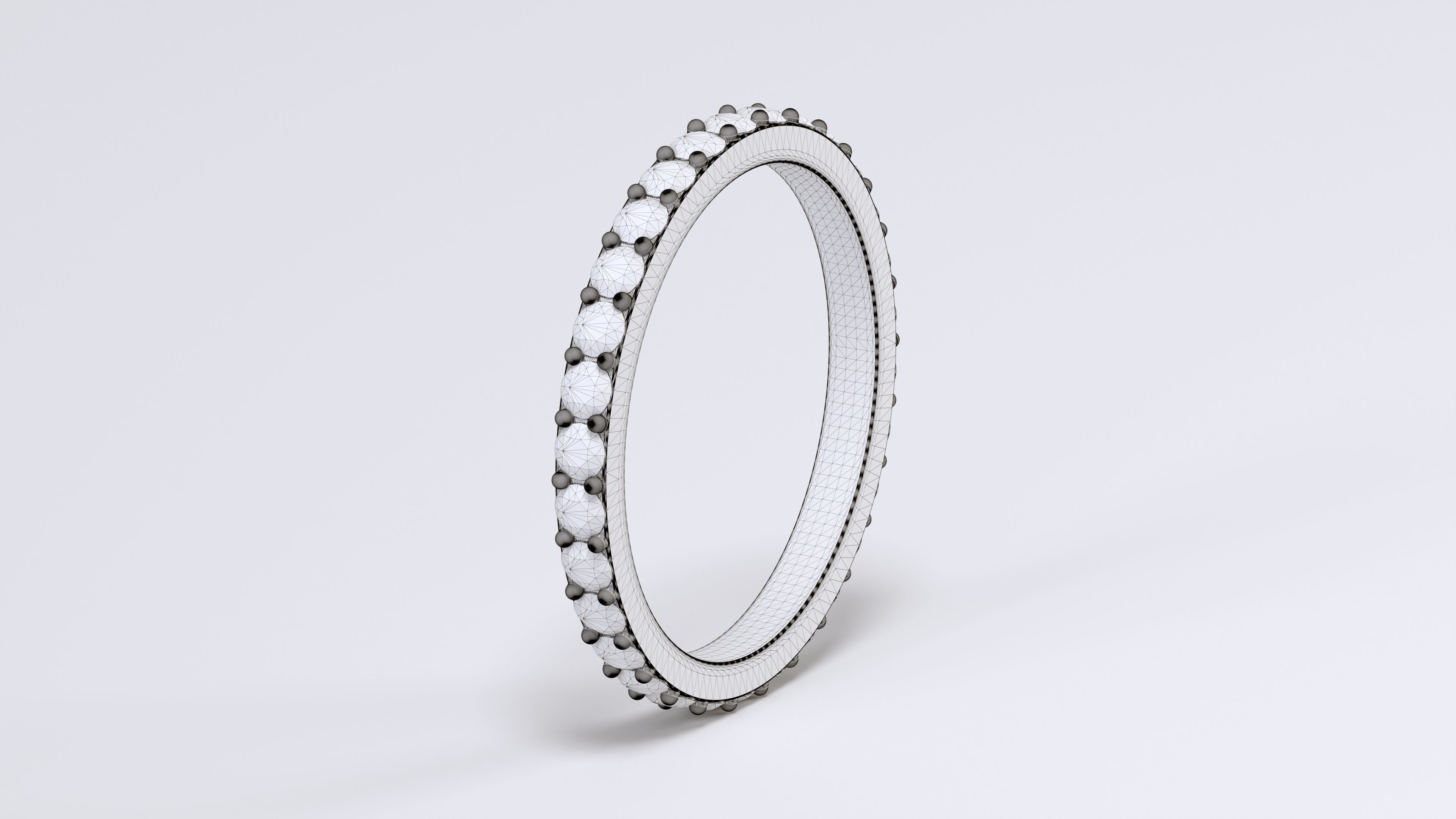 Wedding ring 3D print model_2