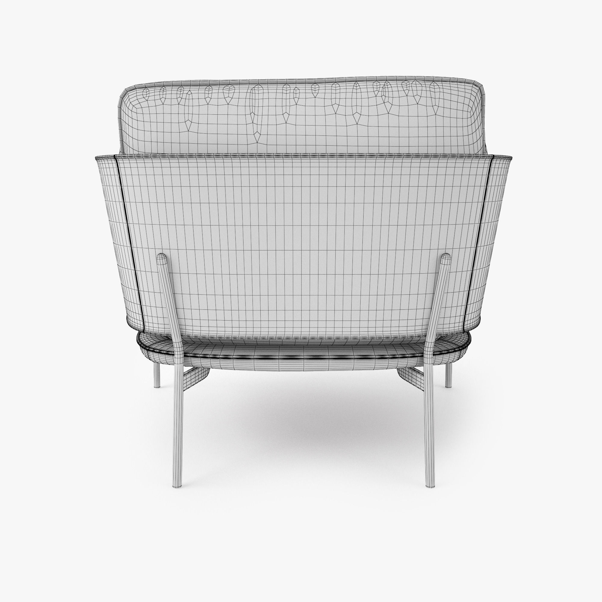 And Tradition Cloud Sofa Collection 3D model_37