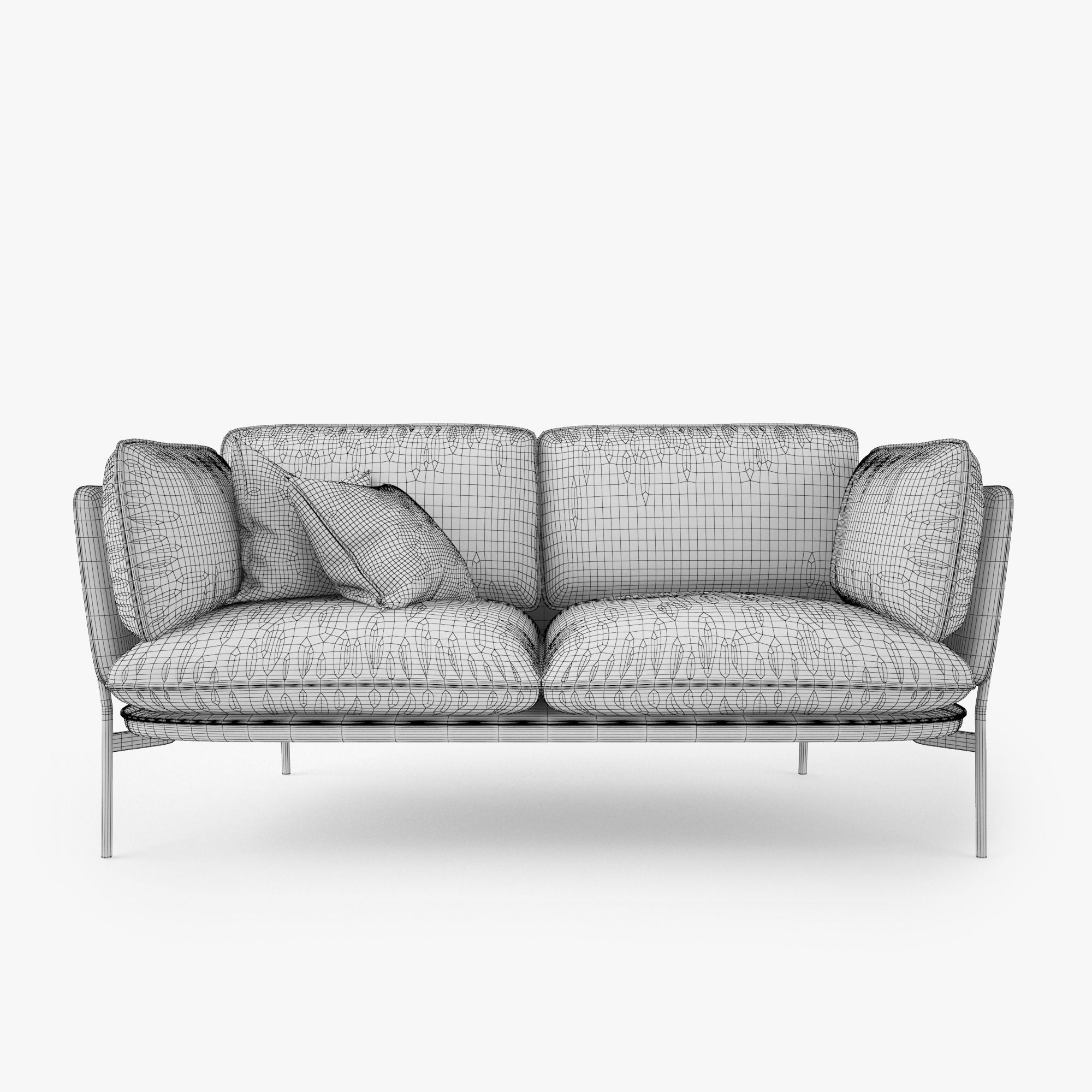 And Tradition Cloud Sofa Collection 3D model_34
