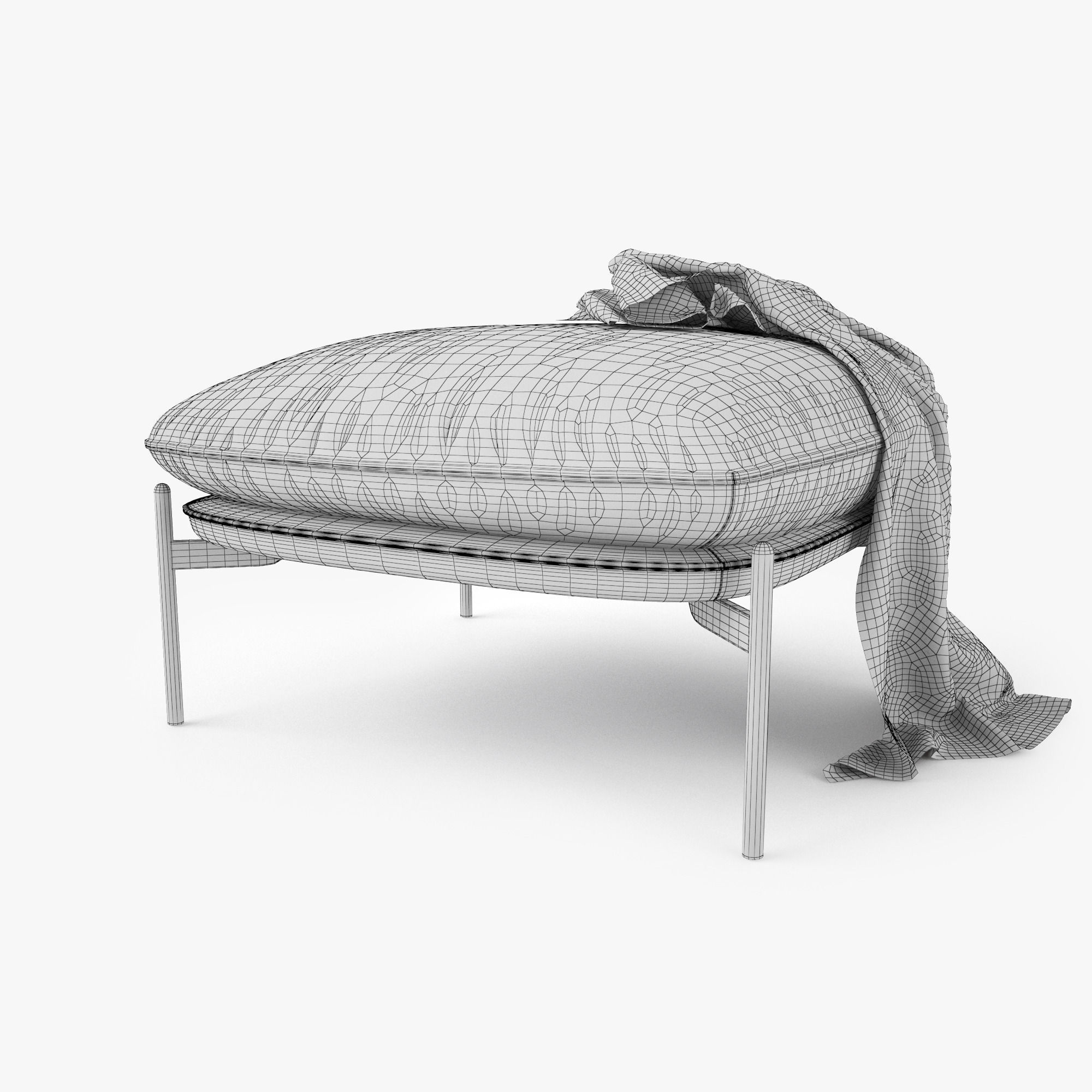 And Tradition Cloud Sofa Collection 3D model_35