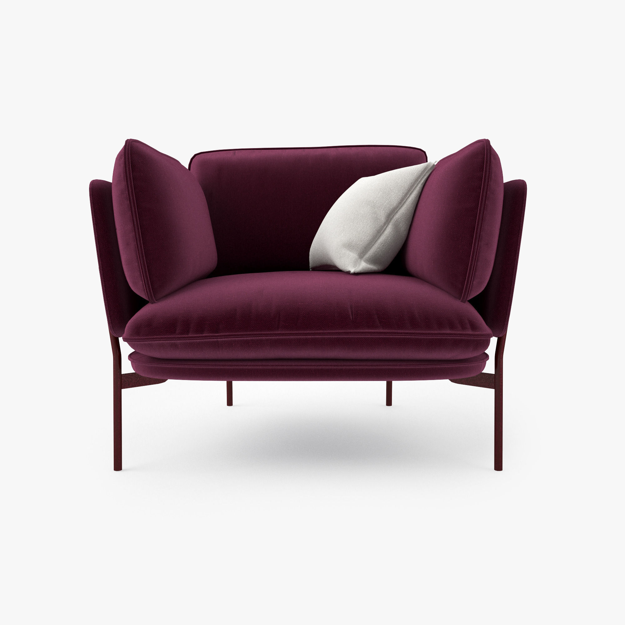 And Tradition Cloud Sofa Collection 3D model_12