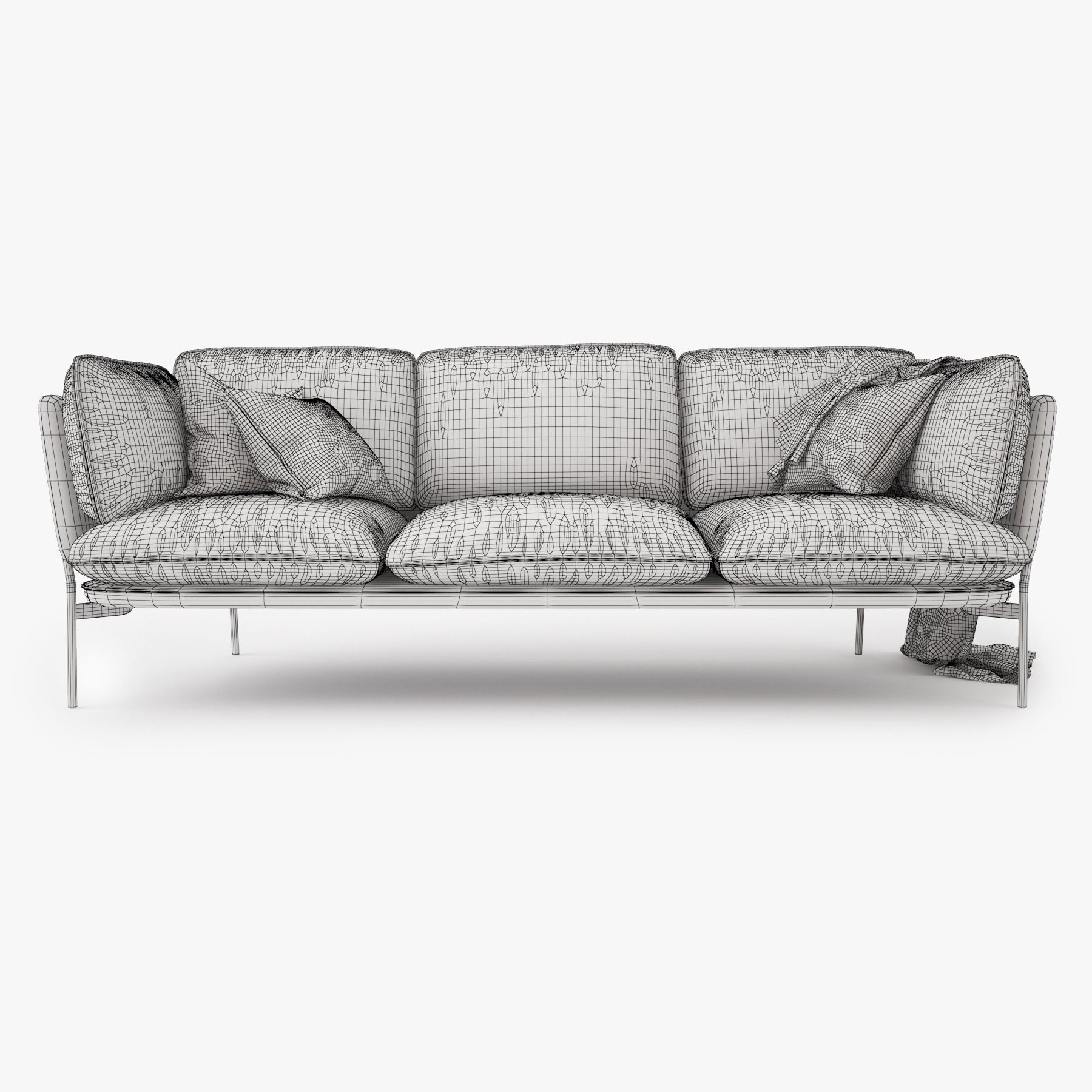 And Tradition Cloud Sofa Collection 3D model_32