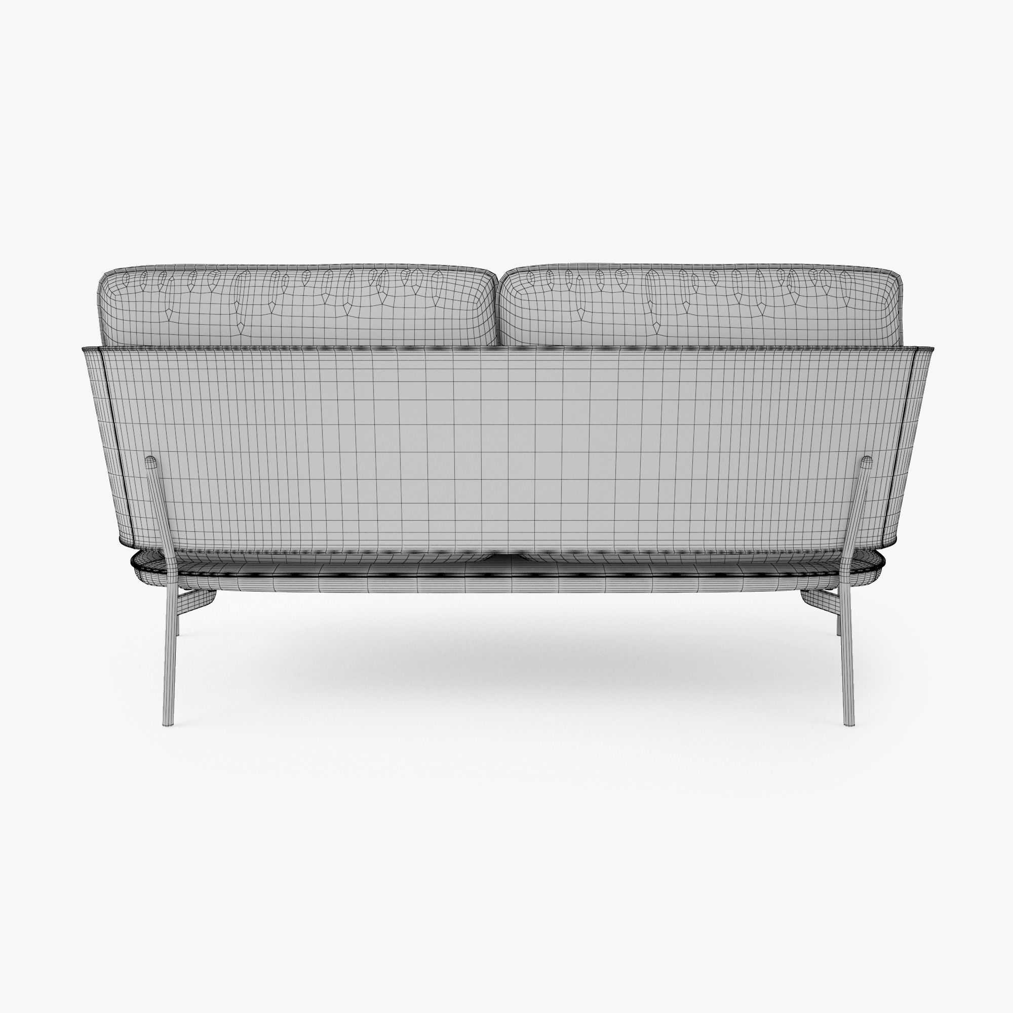 And Tradition Cloud Sofa Collection 3D model_38