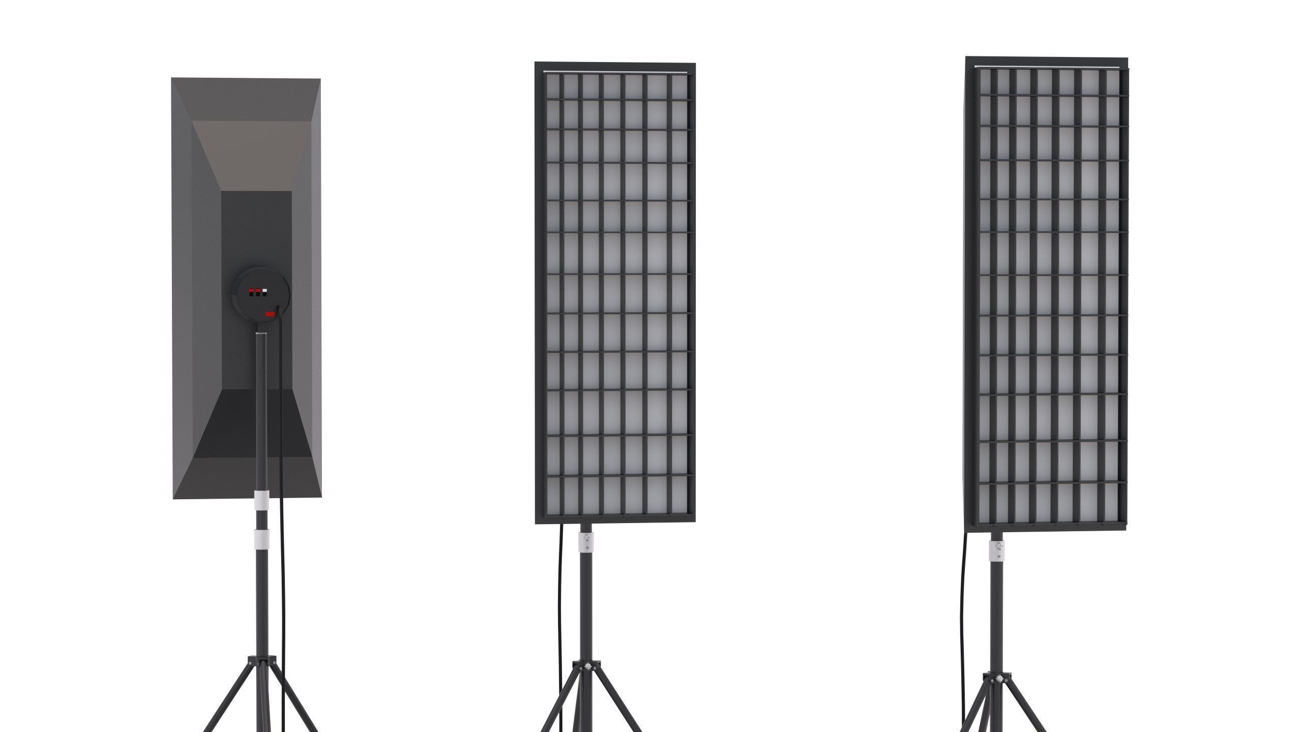 Softbox Studio Light 02 3D model_3