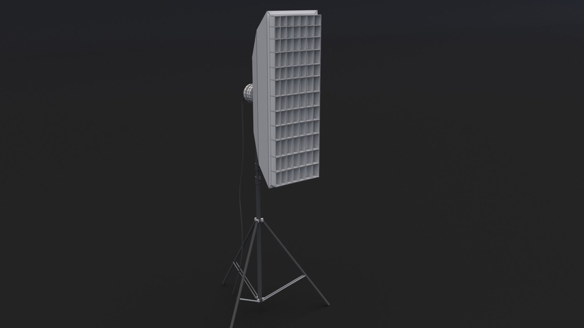 Softbox Studio Light 02 3D model_5