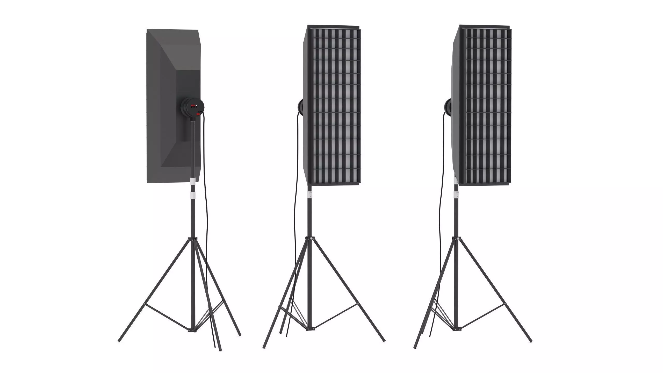 Softbox Studio Light 02 3D model_0