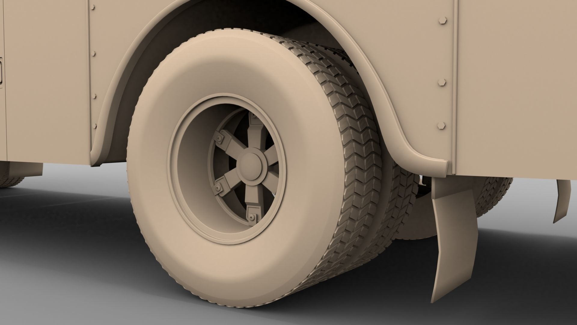 Firetruck M CF 1978 3D model_10