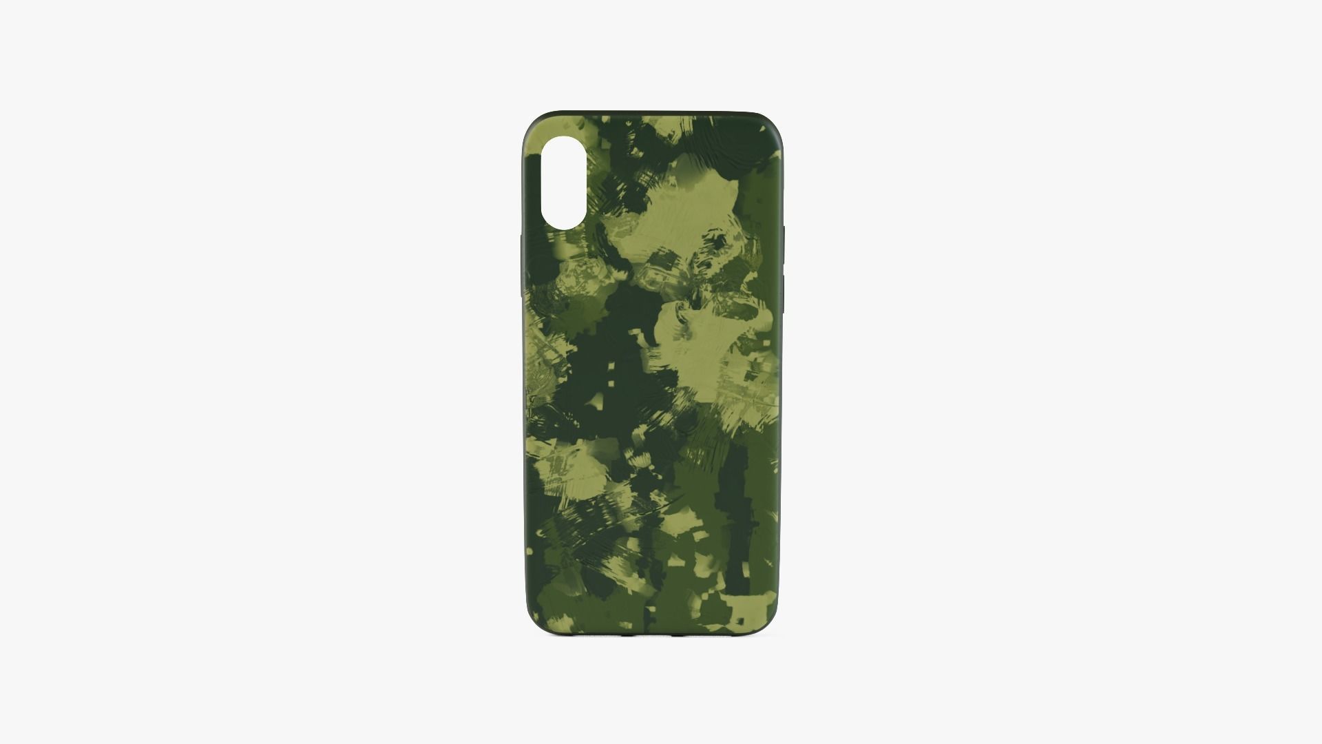 iPhone X Case 1 Low-poly 3D model_3