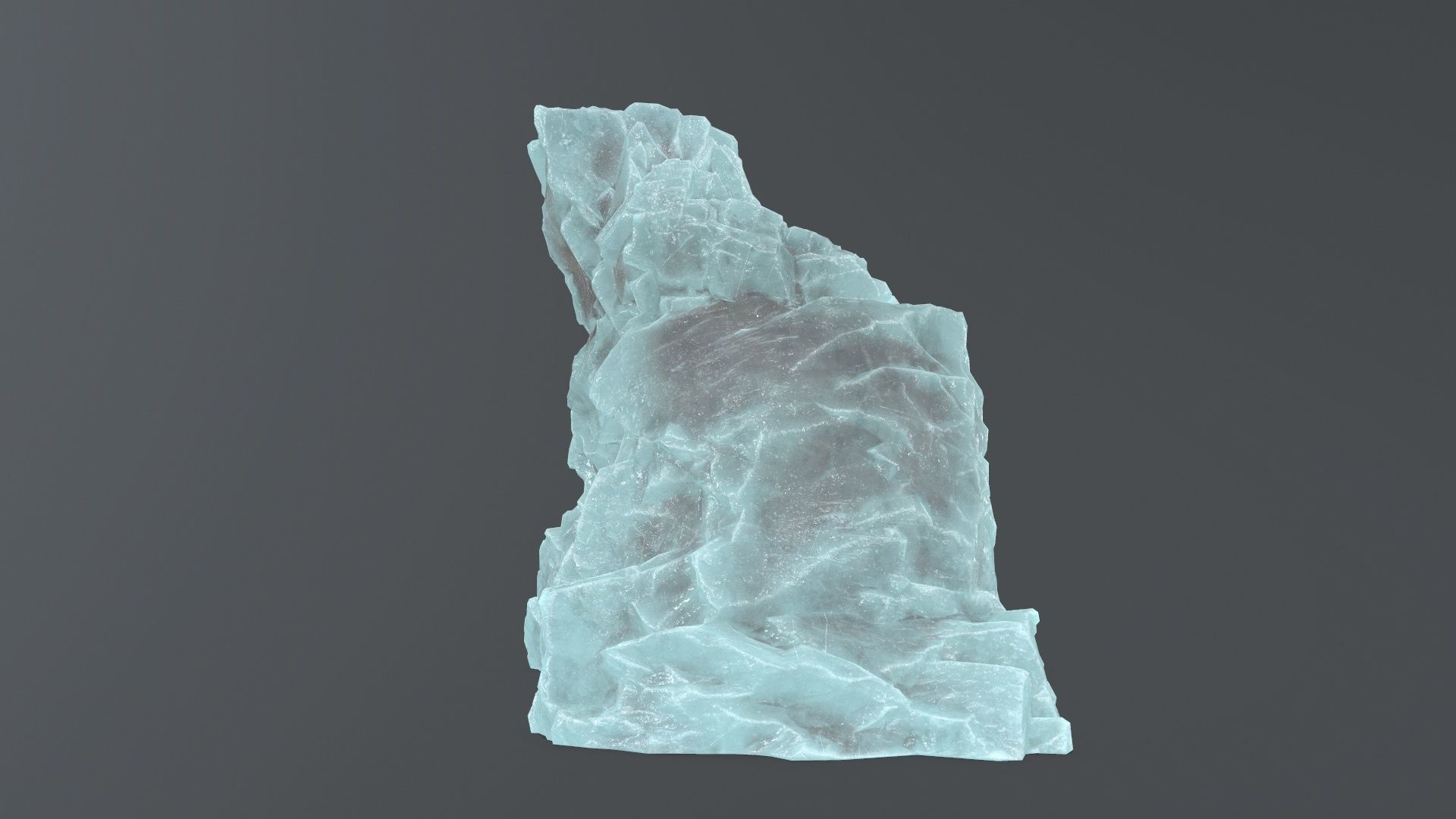 Skull Cave Low-poly 3D model_10