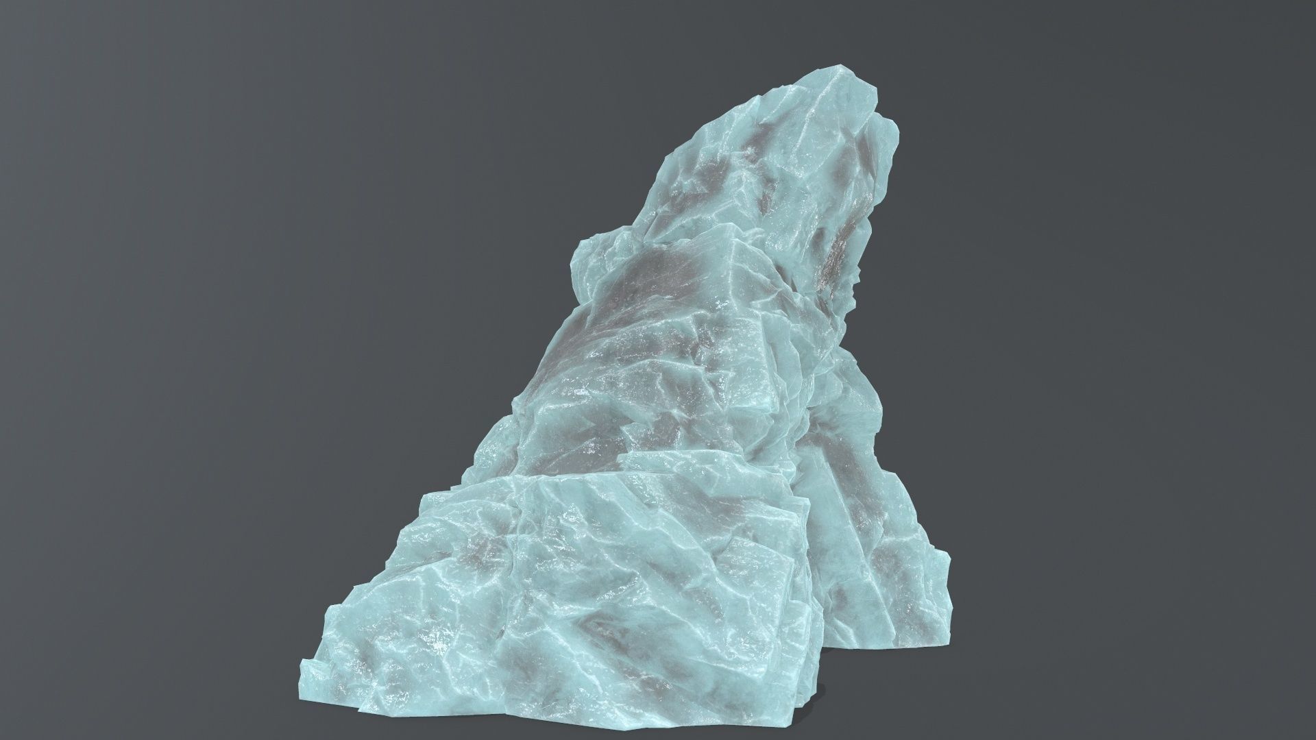 Skull Cave Low-poly 3D model_7