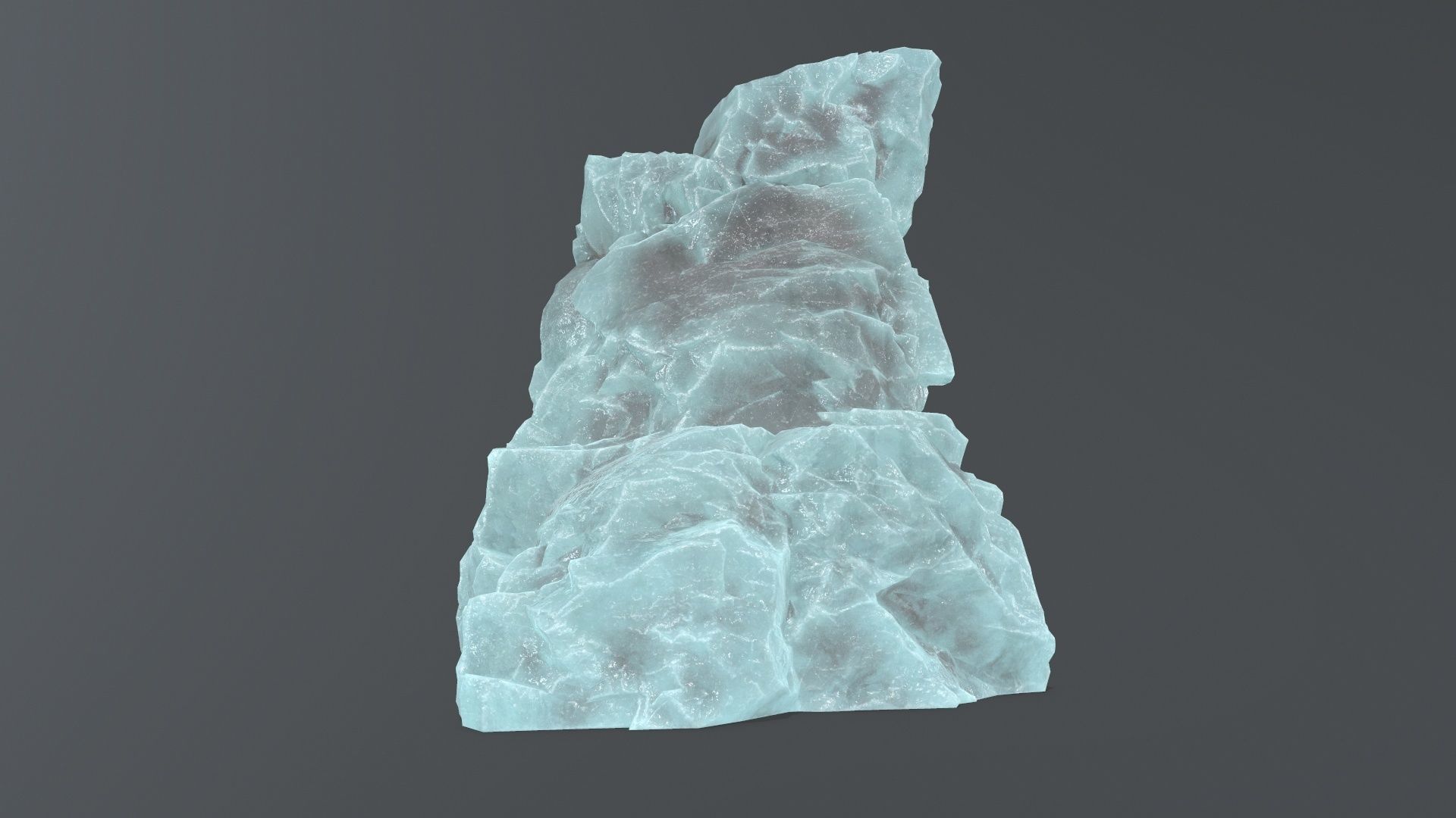 Skull Cave Low-poly 3D model_6