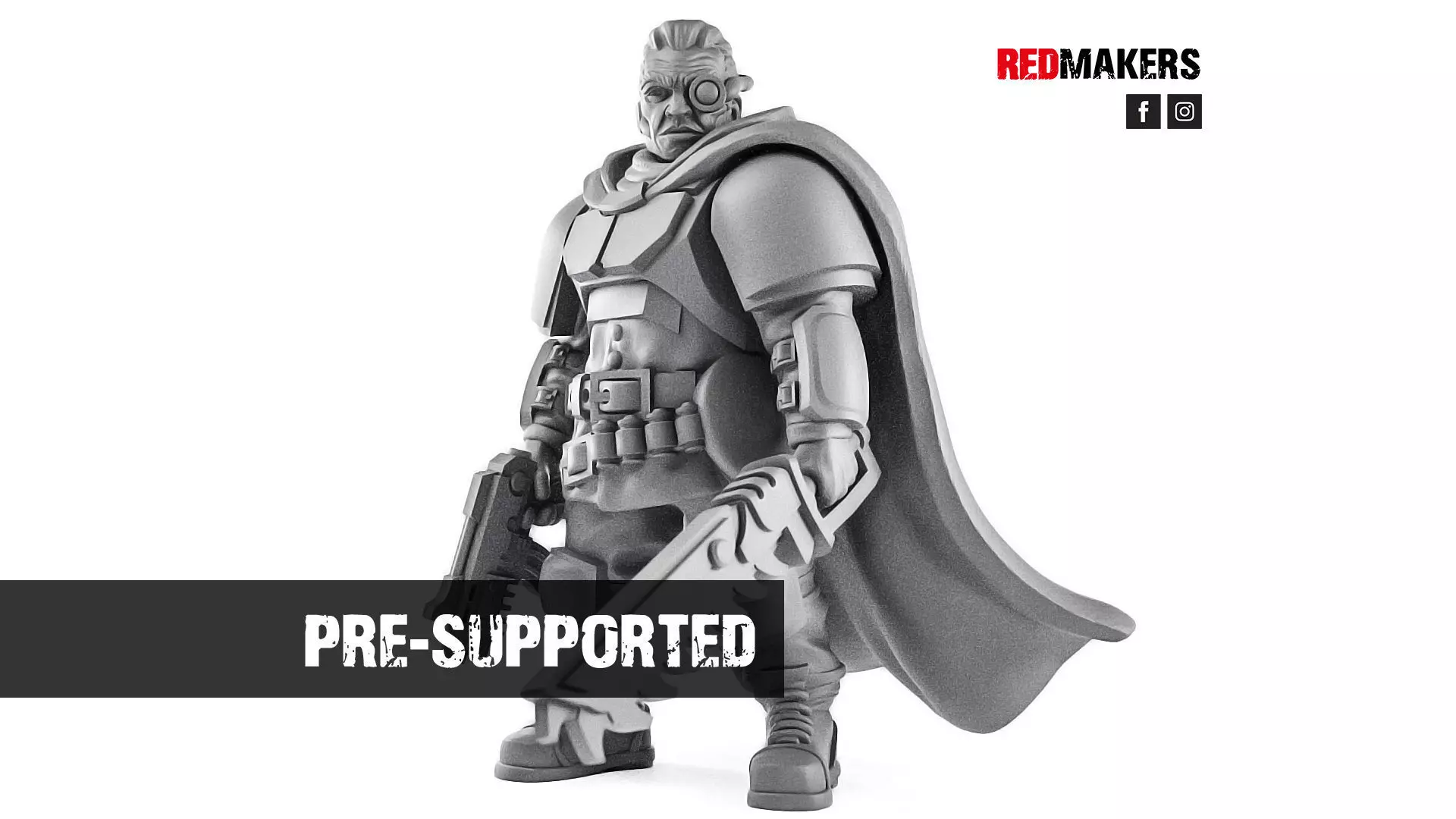 Alpha troops - Lieutenant of the Imperial Force 3D print model_0