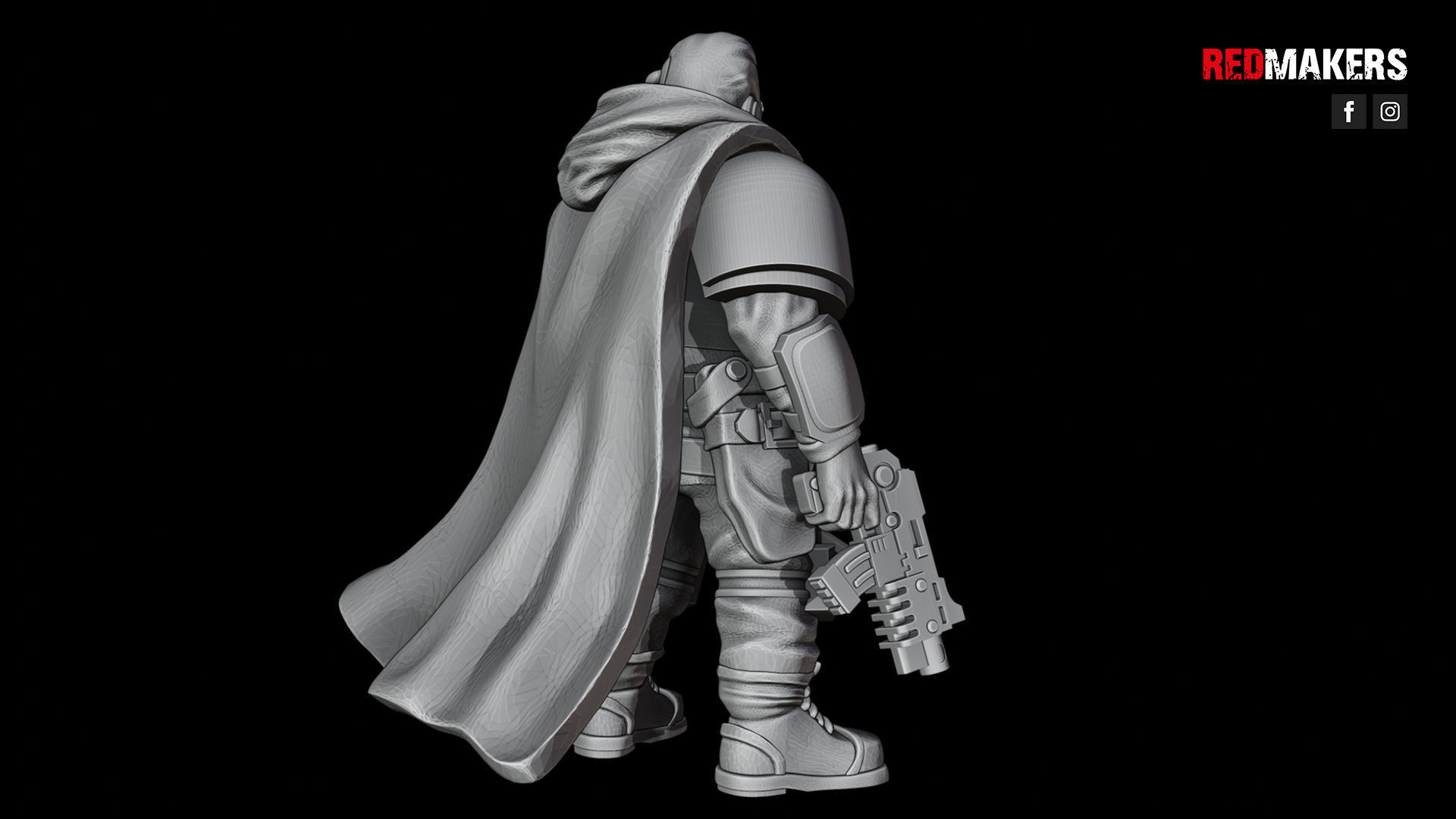 Alpha troops - Lieutenant of the Imperial Force 3D print model_14