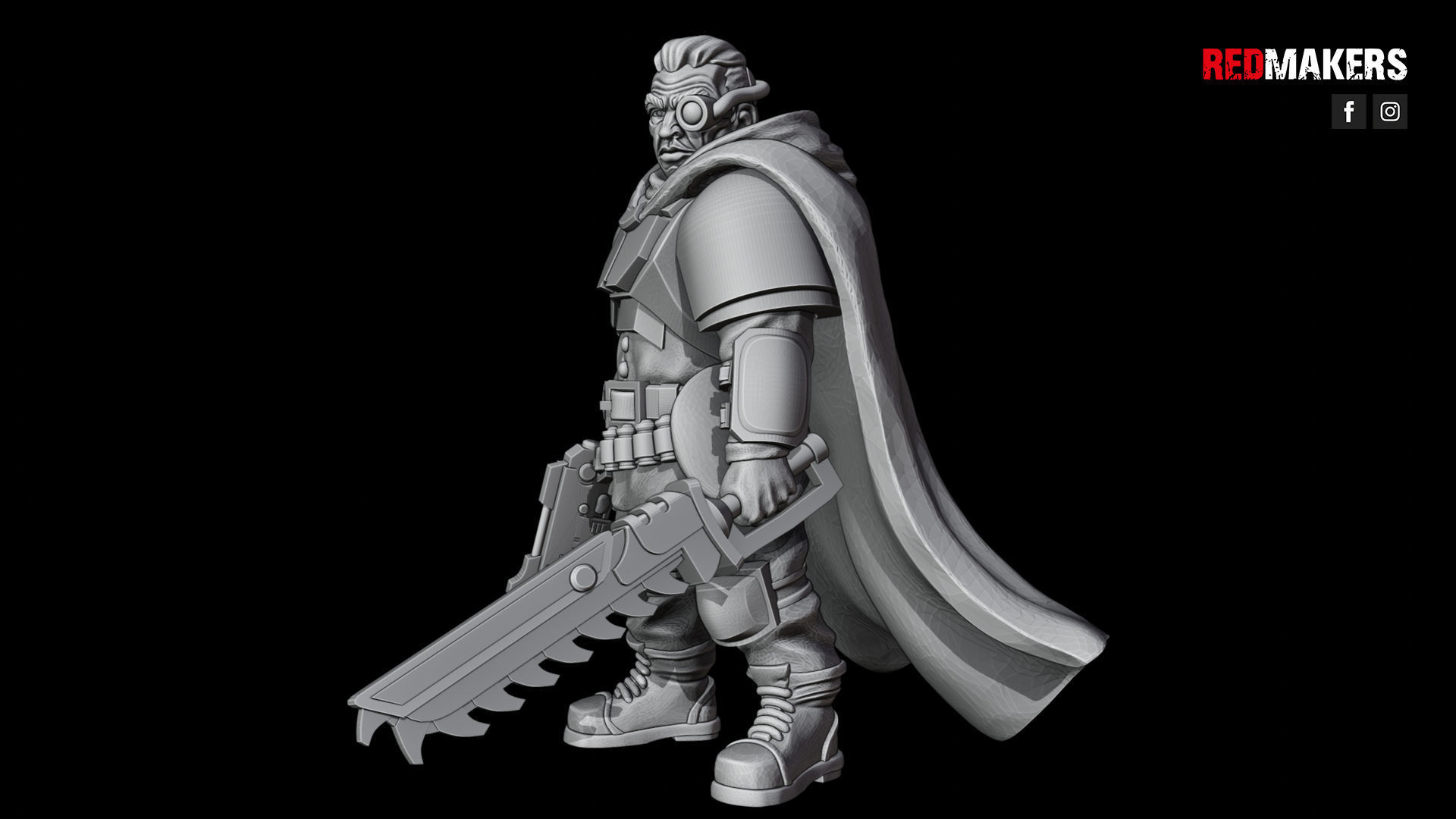 Alpha troops - Lieutenant of the Imperial Force 3D print model_13
