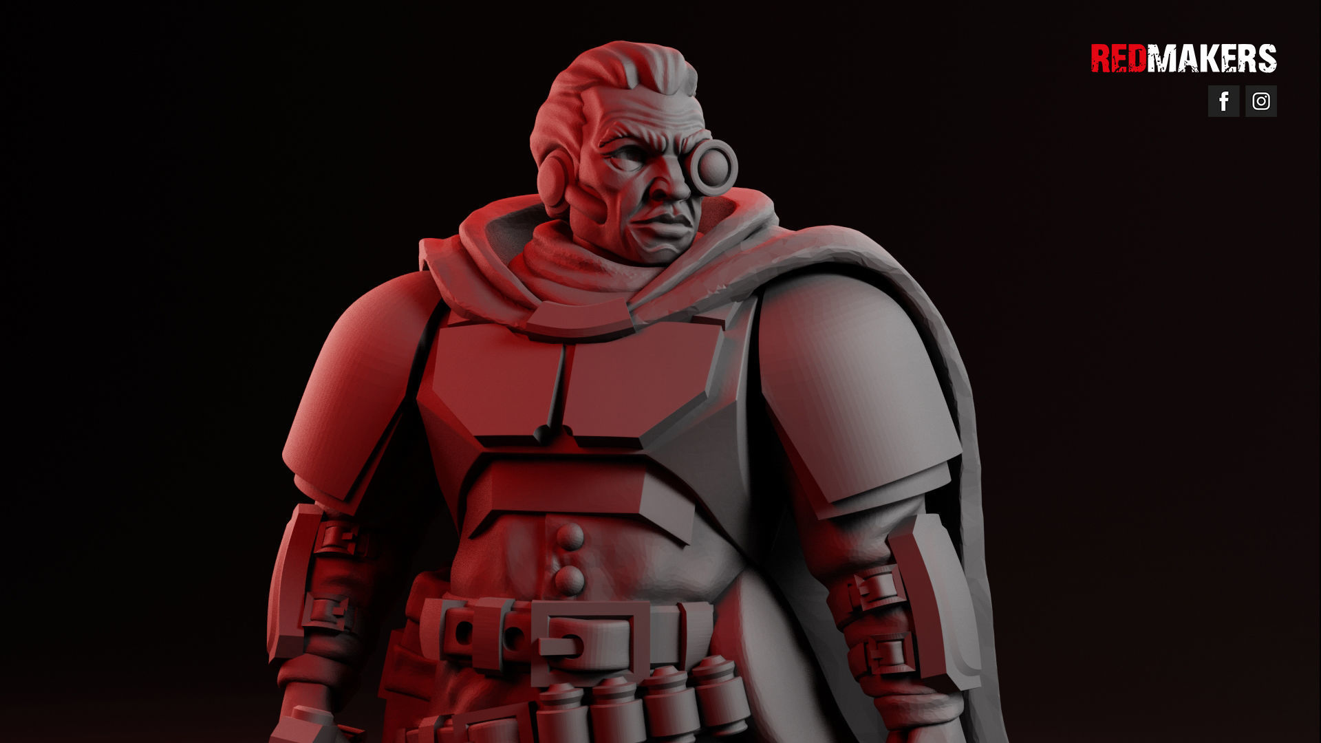 Alpha troops - Lieutenant of the Imperial Force 3D print model_20