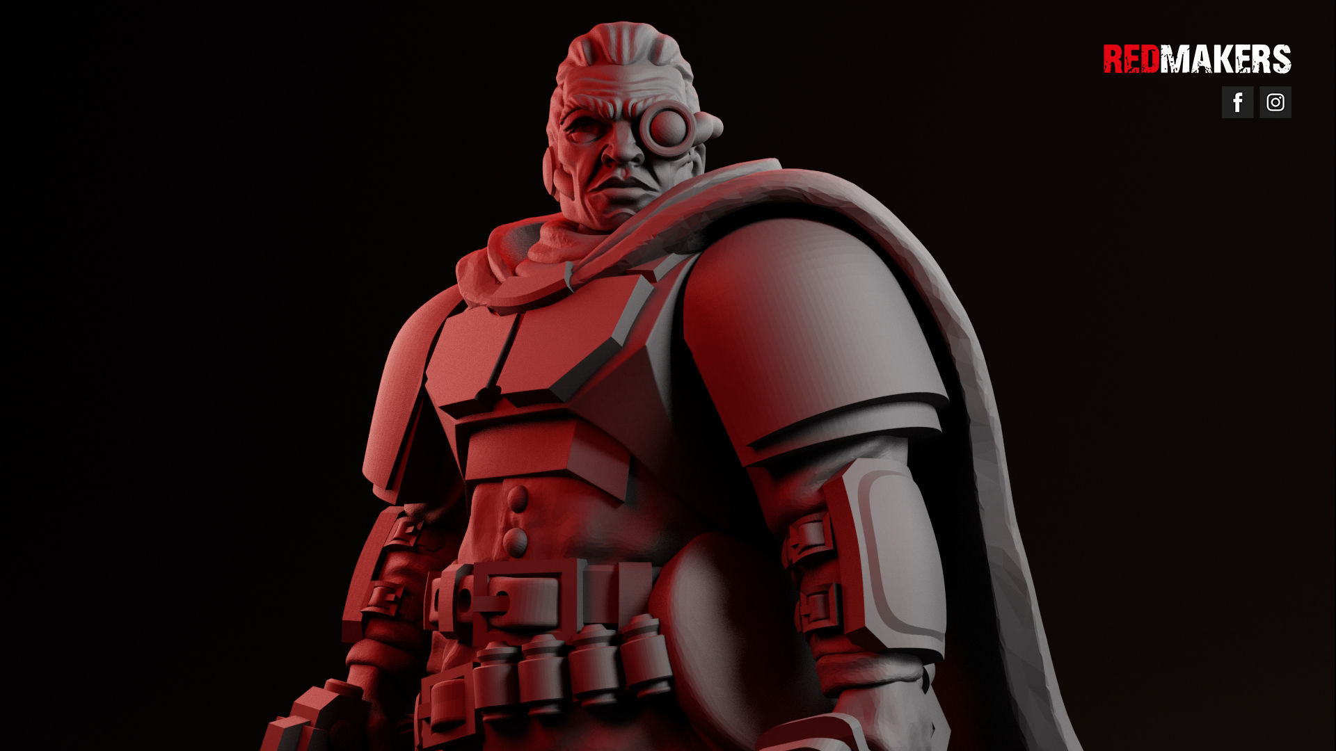 Alpha troops - Lieutenant of the Imperial Force 3D print model_18