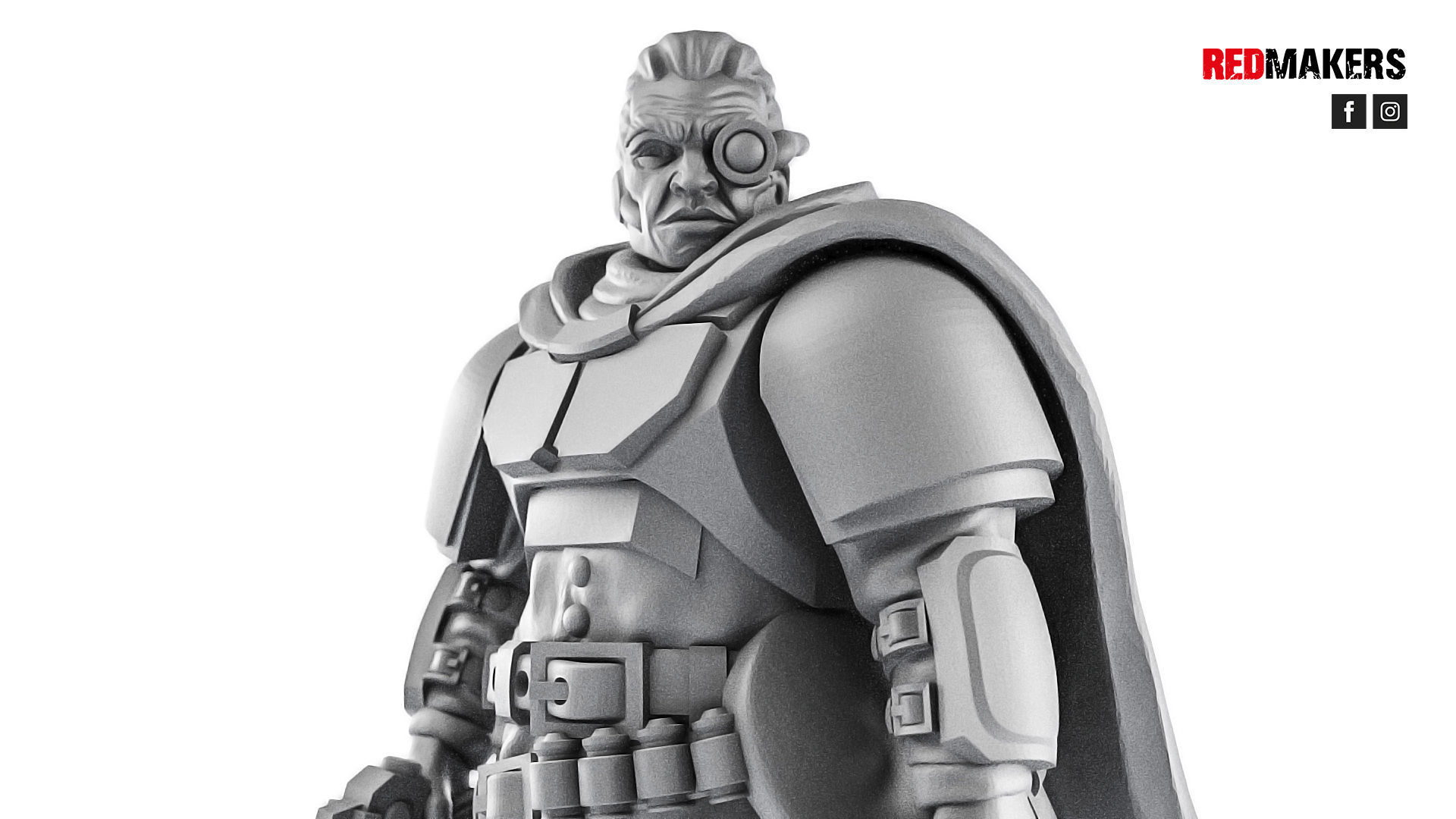Alpha troops - Lieutenant of the Imperial Force 3D print model_8