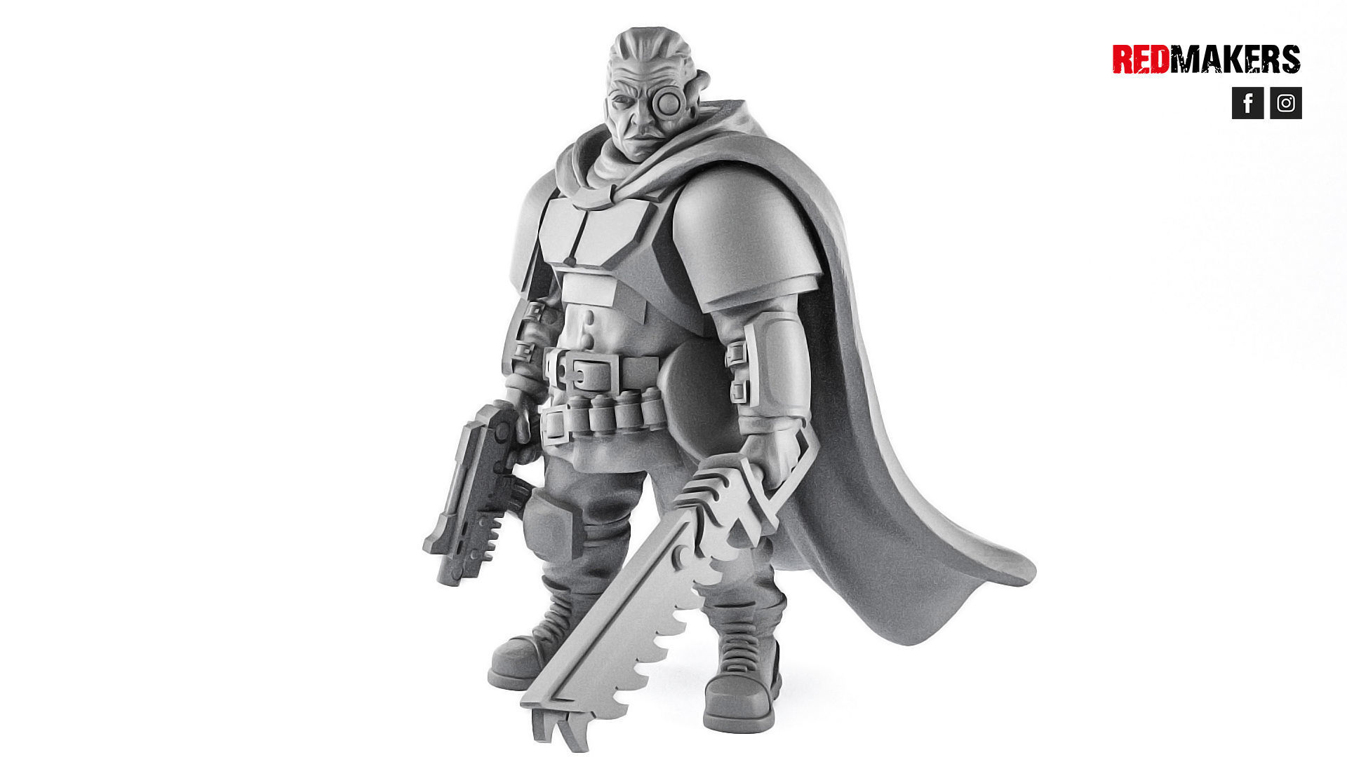 Alpha troops - Lieutenant of the Imperial Force 3D print model_3