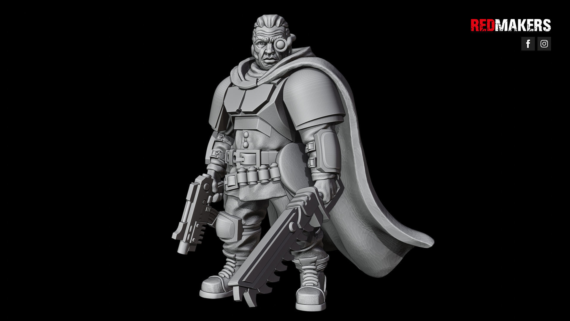 Alpha troops - Lieutenant of the Imperial Force 3D print model_11