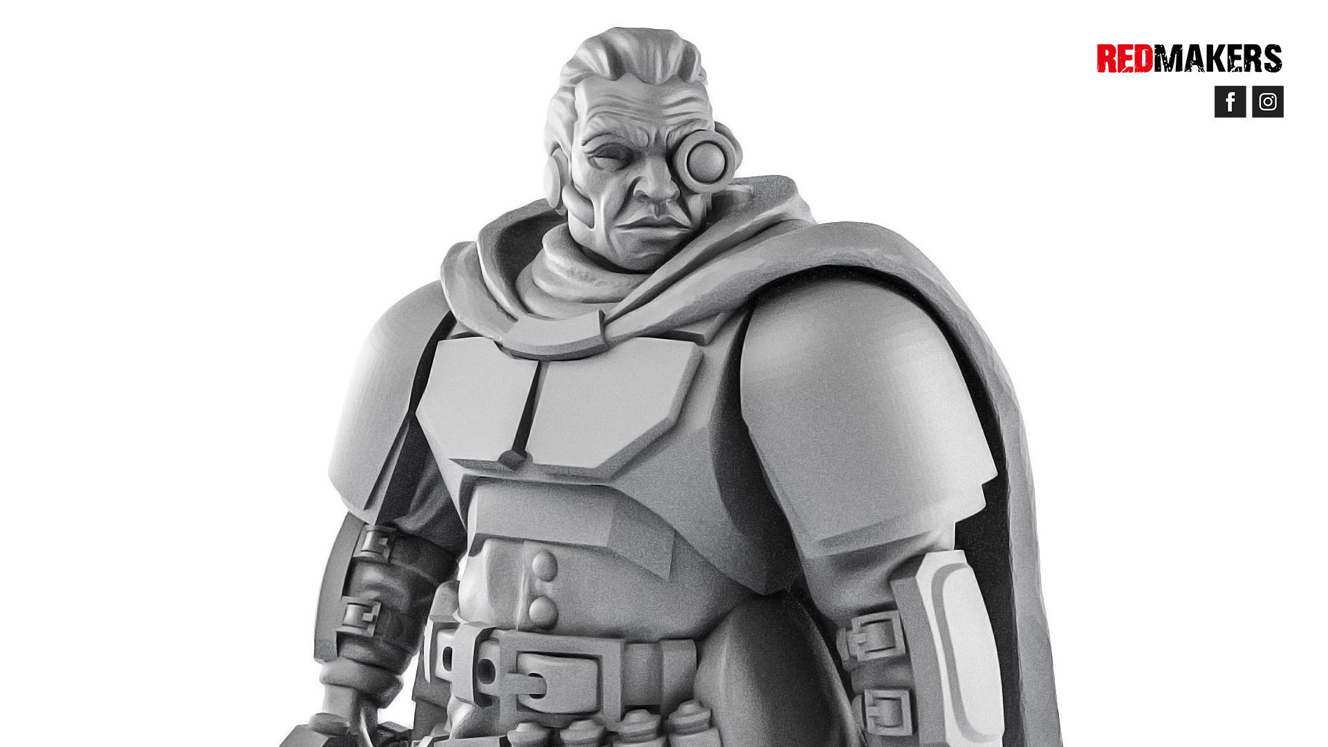 Alpha troops - Lieutenant of the Imperial Force 3D print model_9