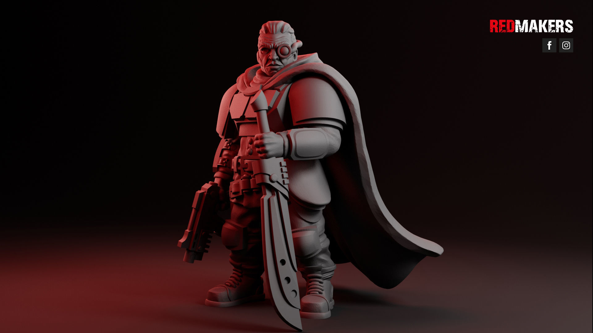Alpha troops - Lieutenant of the Imperial Force 3D print model_21