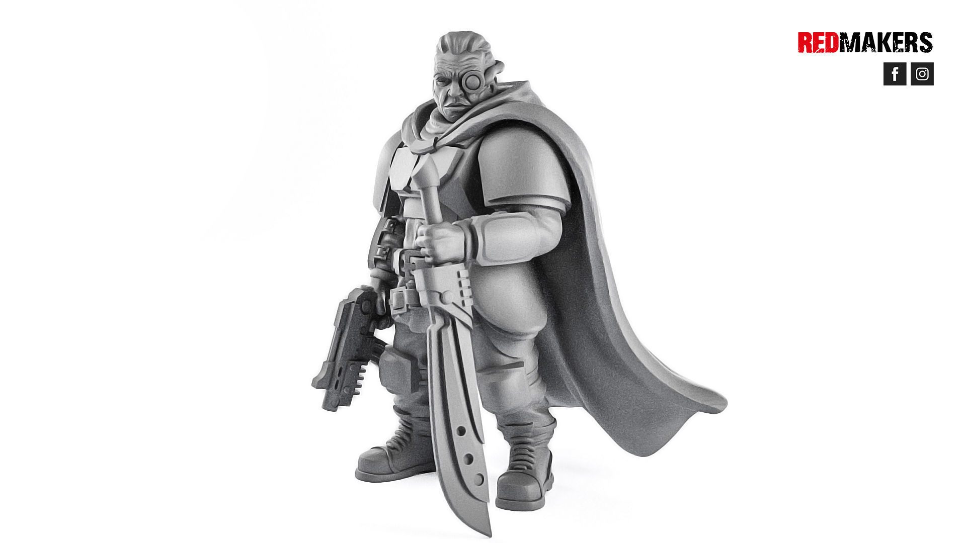 Alpha troops - Lieutenant of the Imperial Force 3D print model_7