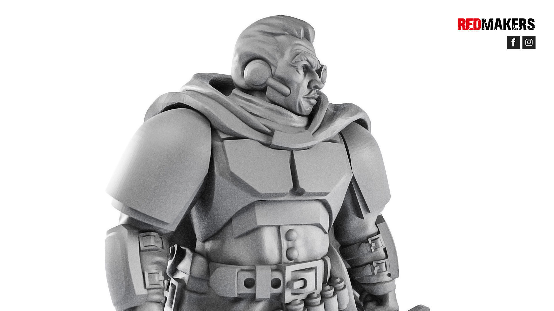 Alpha troops - Lieutenant of the Imperial Force 3D print model_10