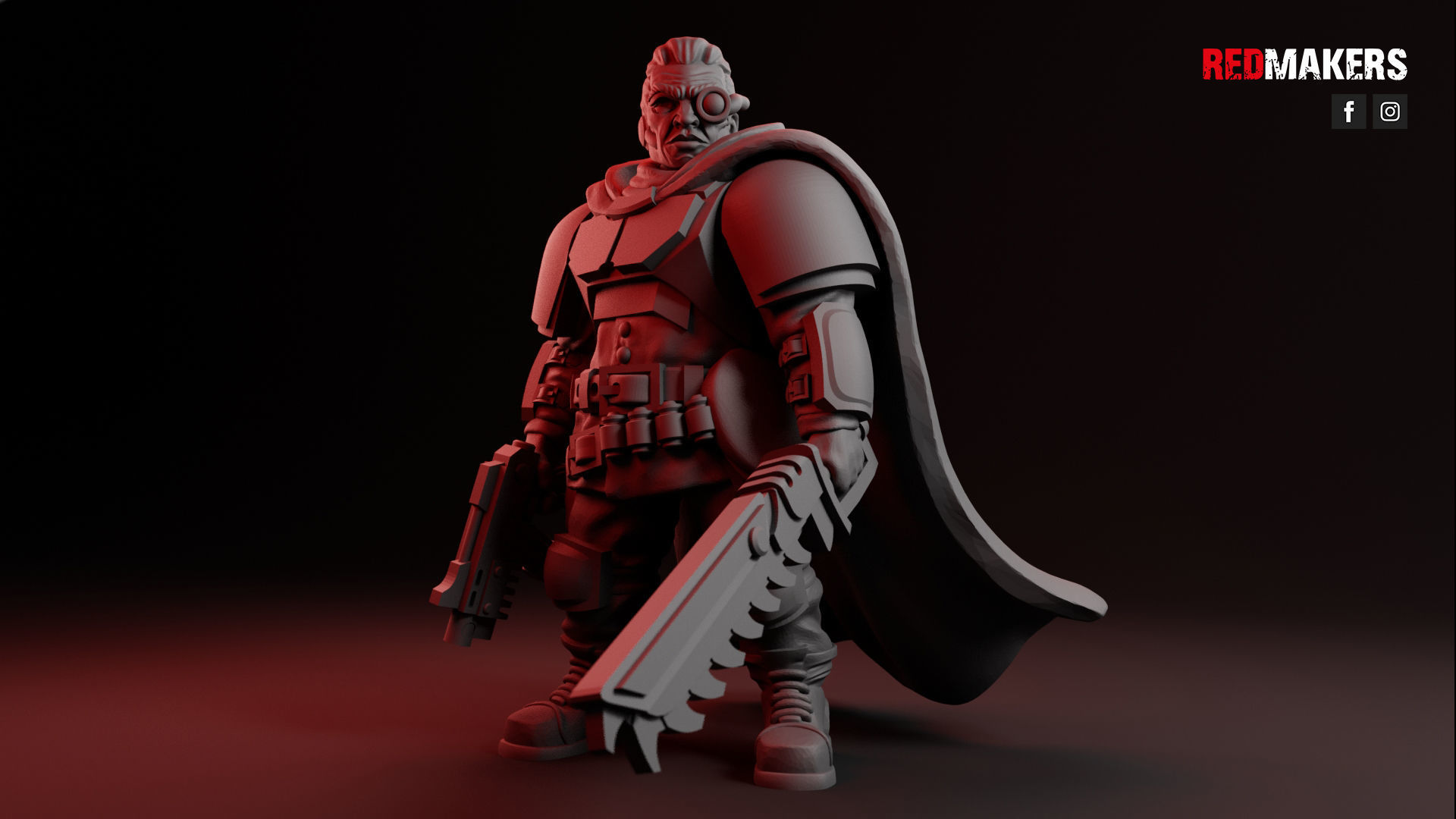 Alpha troops - Lieutenant of the Imperial Force 3D print model_19