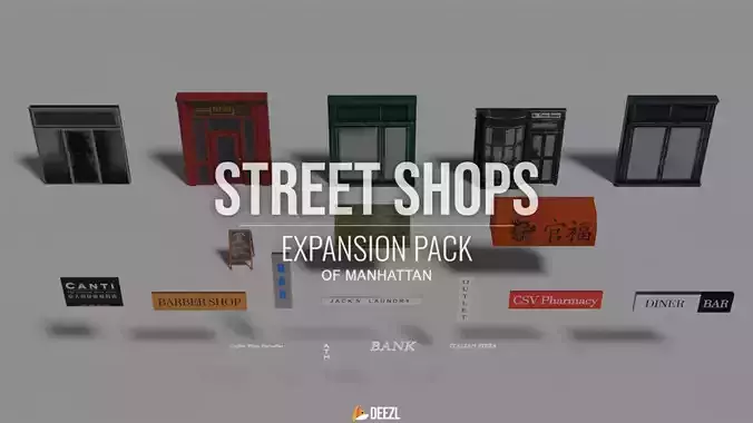 Street Shops - Expansion Pack 