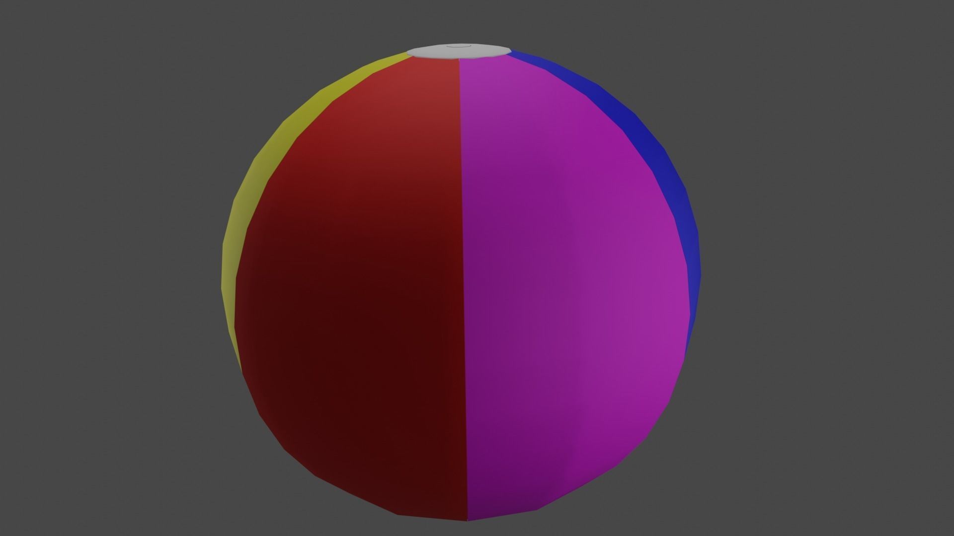 Pool ball Free low-poly 3D model_1