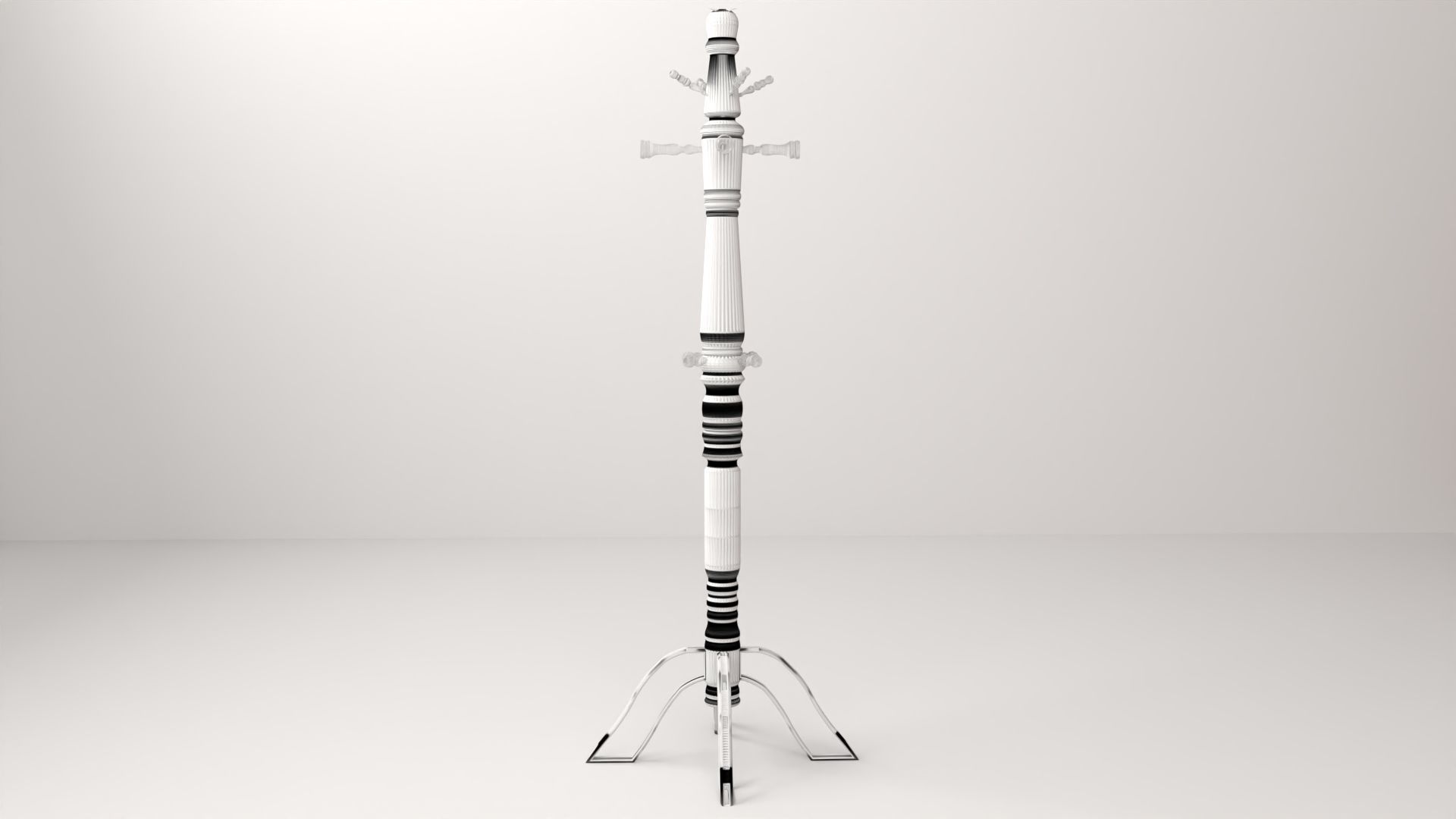 Coat Racks And Umbrella Holder 3D model_5