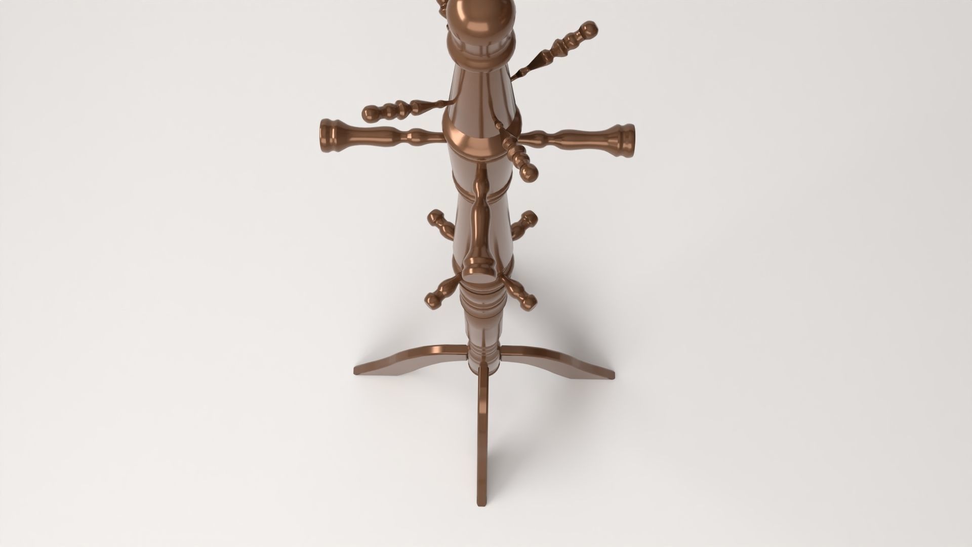 Coat Racks And Umbrella Holder 3D model_3