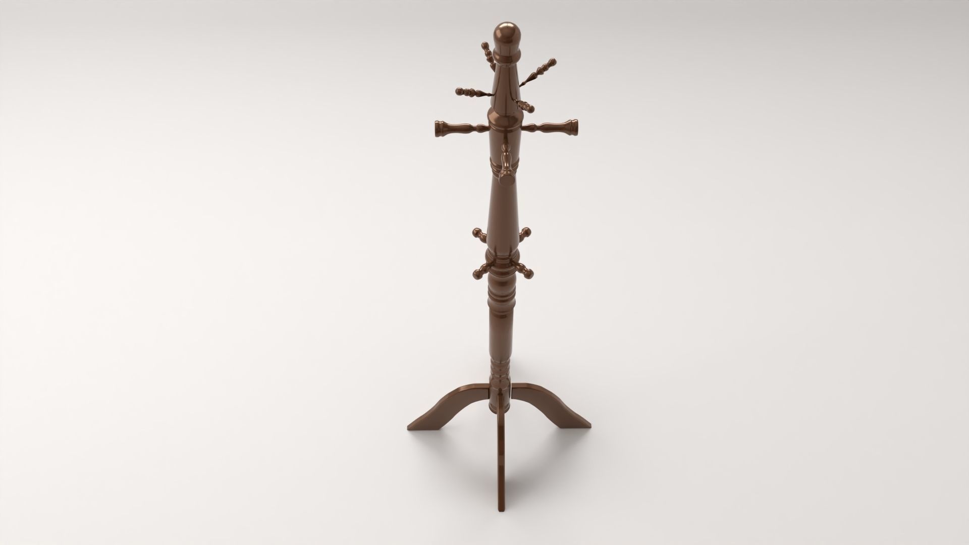 Coat Racks And Umbrella Holder 3D model_1
