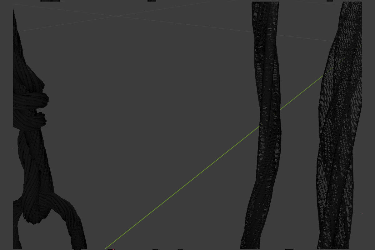 Sample ropes 3d models set 3D model_17