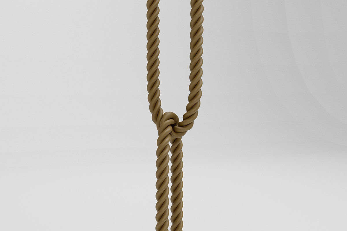 Sample ropes 3d models set 3D model_3