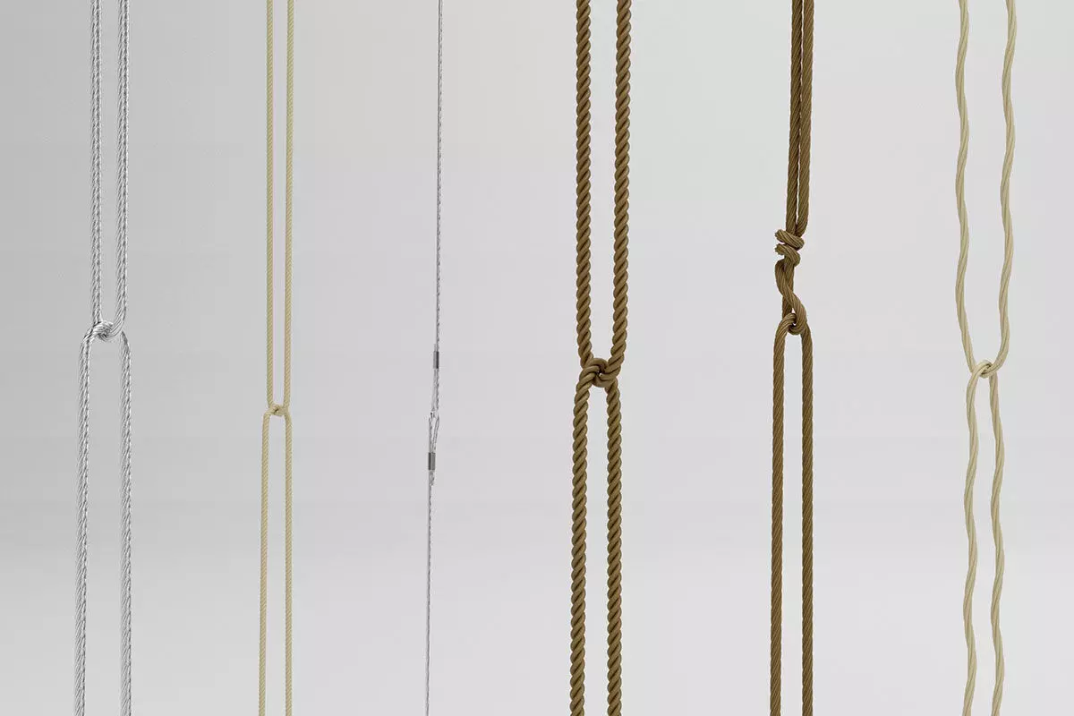 Sample ropes 3d models set 3D model_0