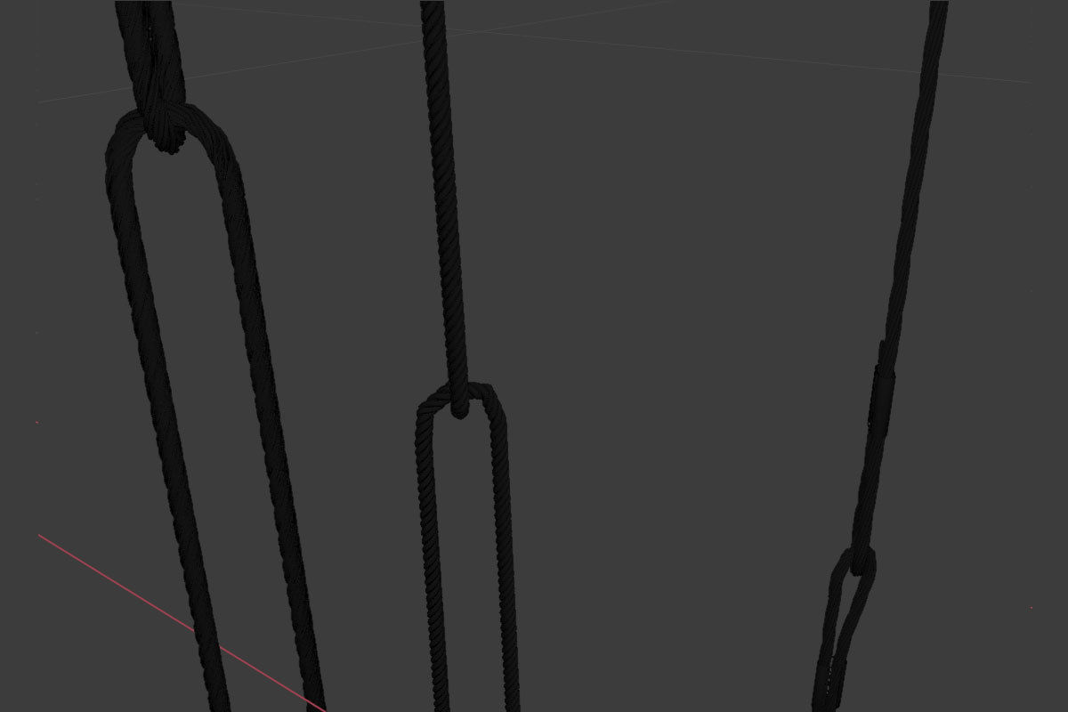 Sample ropes 3d models set 3D model_18