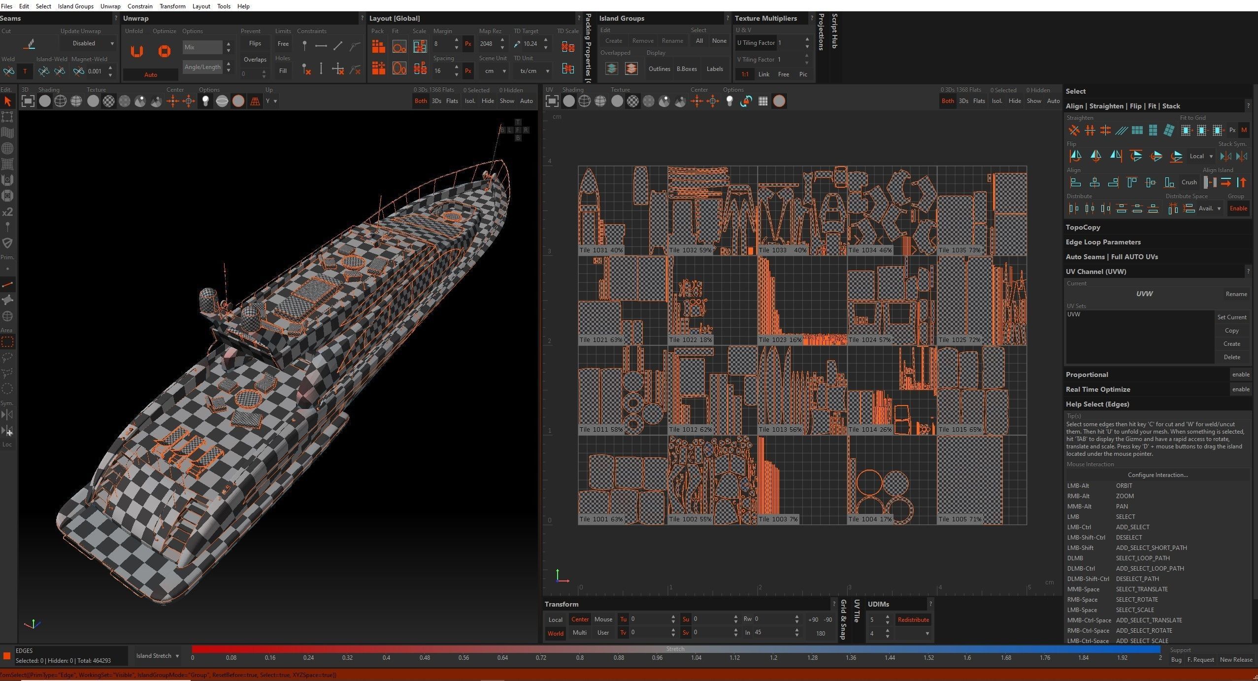 Yacht 1 motor Low-poly 3D model_16